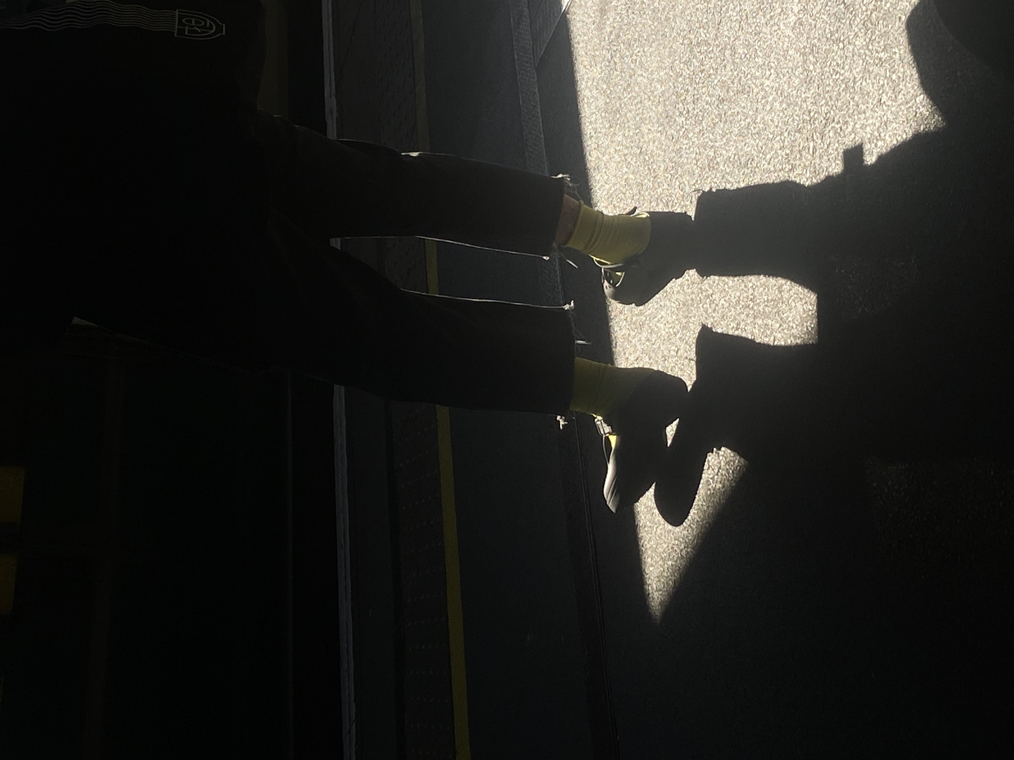 Morning commute moments captured at London train station