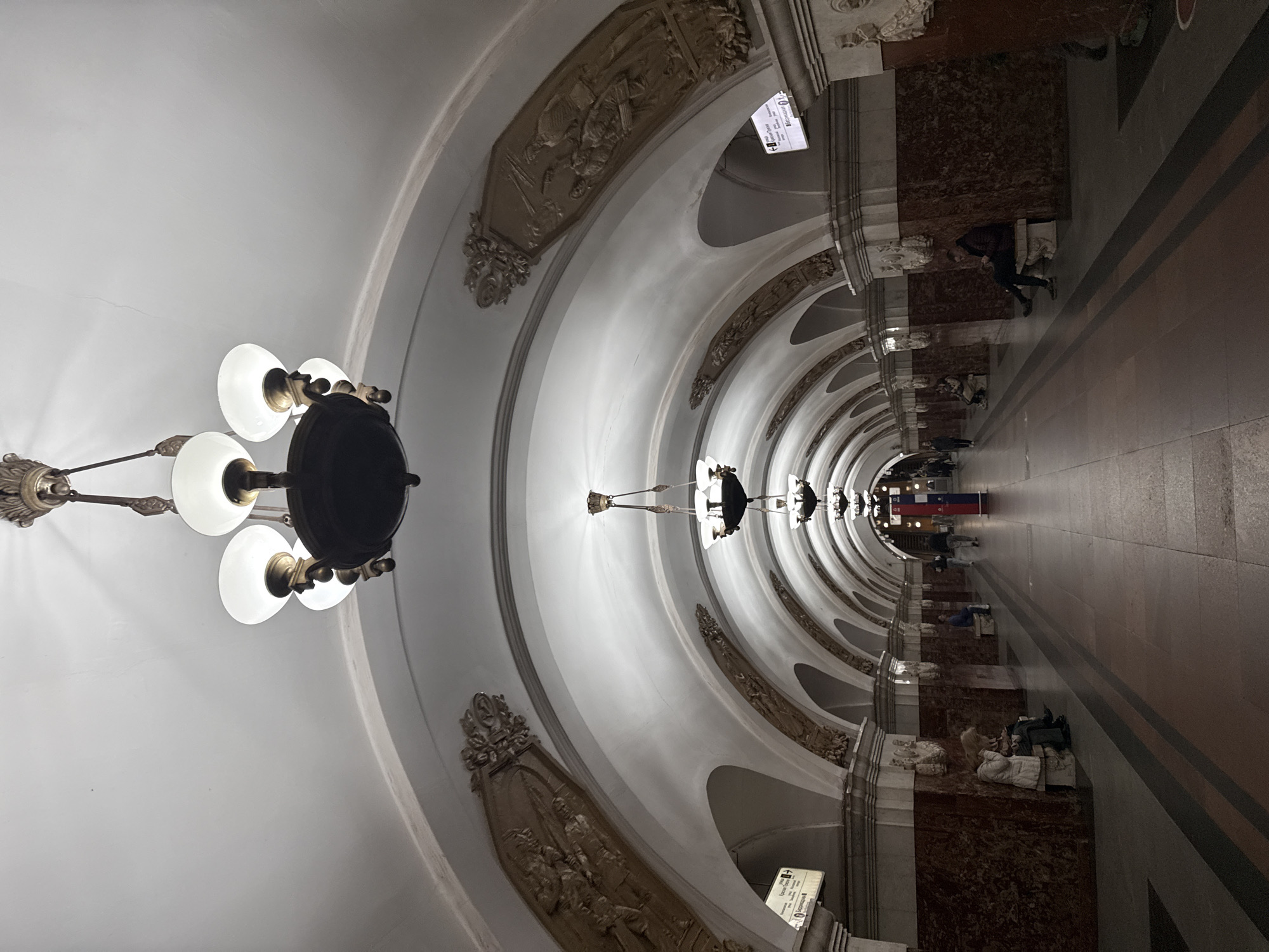 Moscow Metro Station Interior Documented by Witness