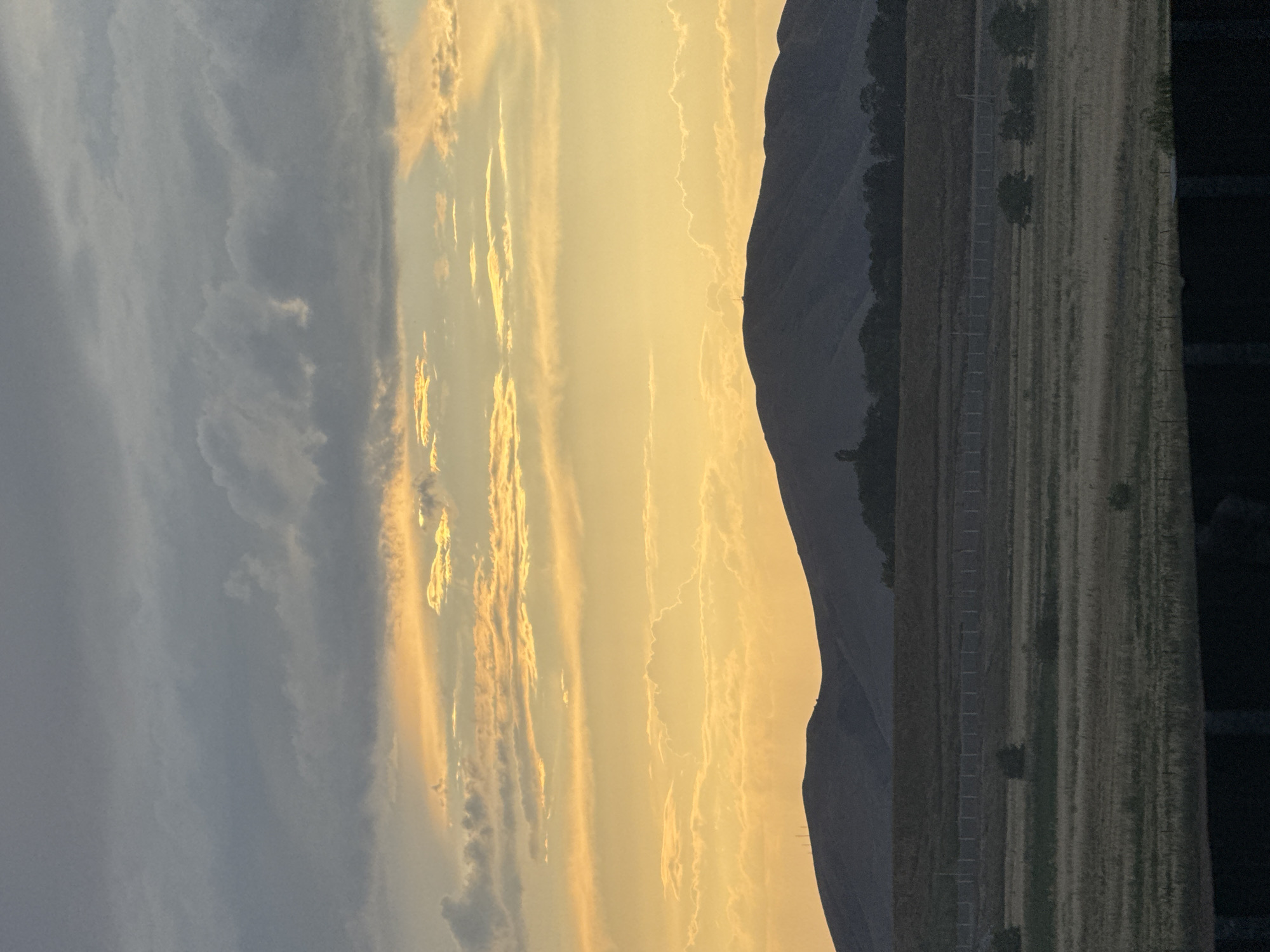 Mountain skies and valley views in Arashan, Kyrgyzstan