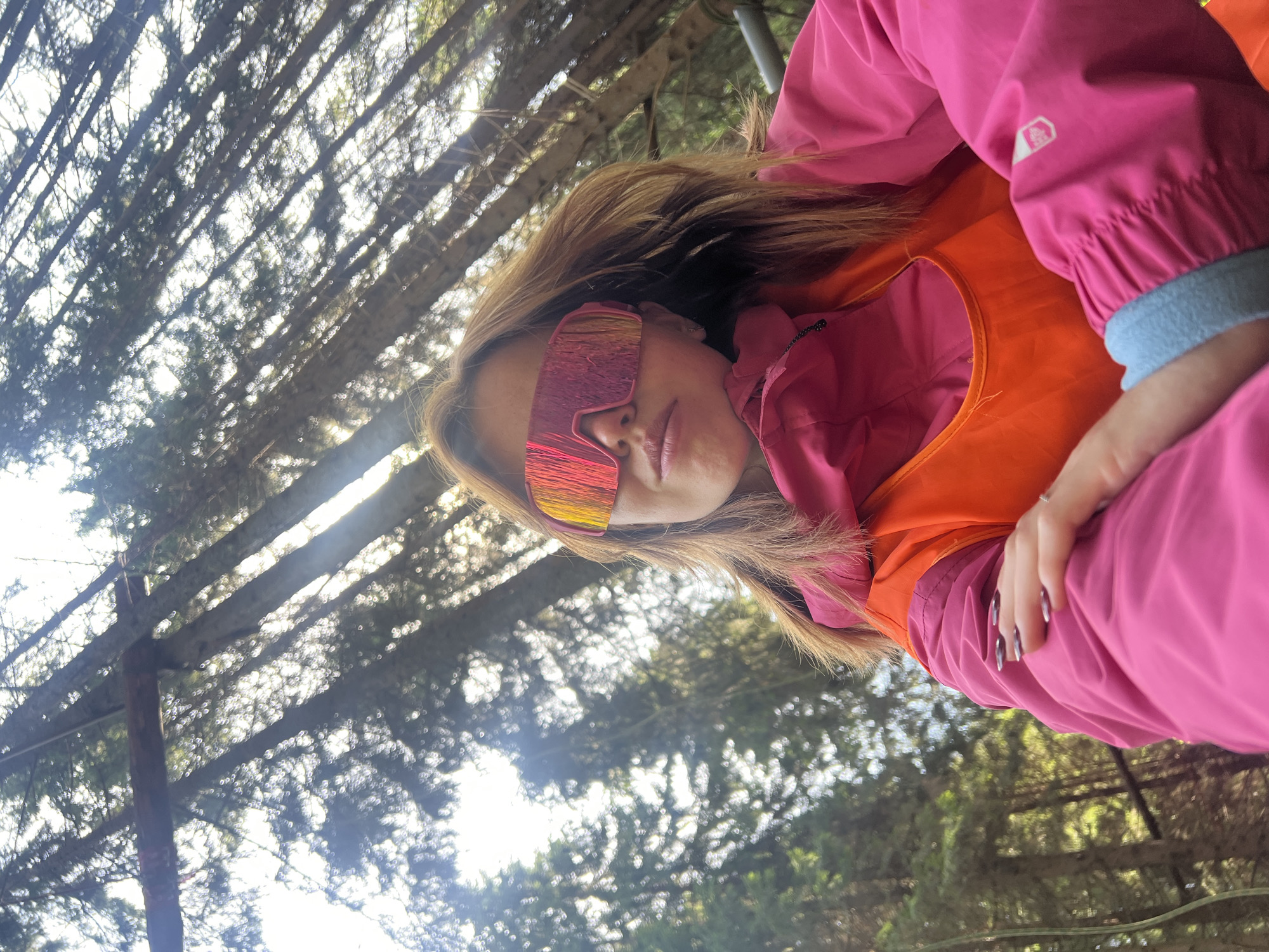Forest ropes course and zip-line event in Сергино, Russia