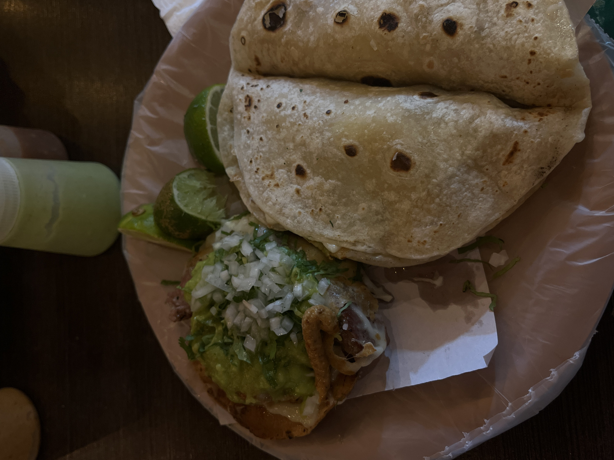 Traditional Mexican meal photographed in Tlaxcalancingo