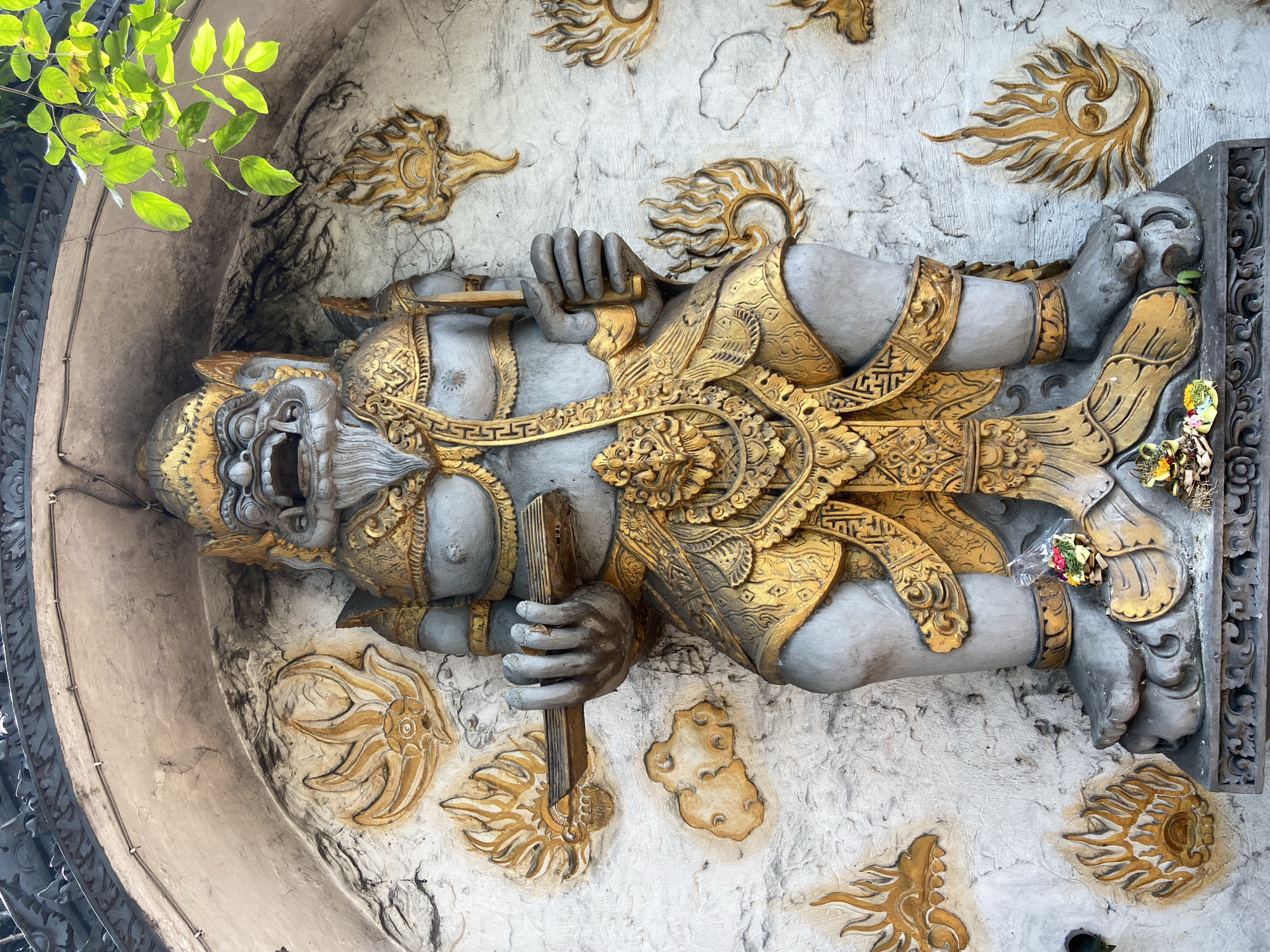 Traditional Balinese temple art documented in Buleleng, Indonesia