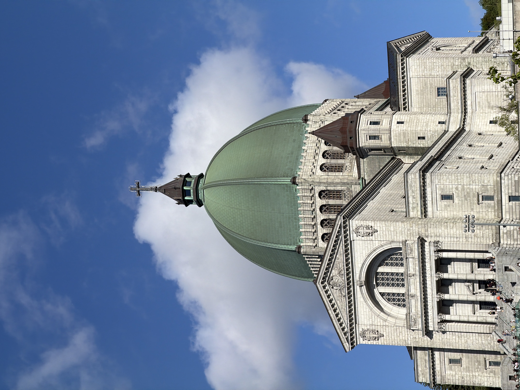 Evening visit documented at Montreal's Saint Joseph's Oratory basilica
