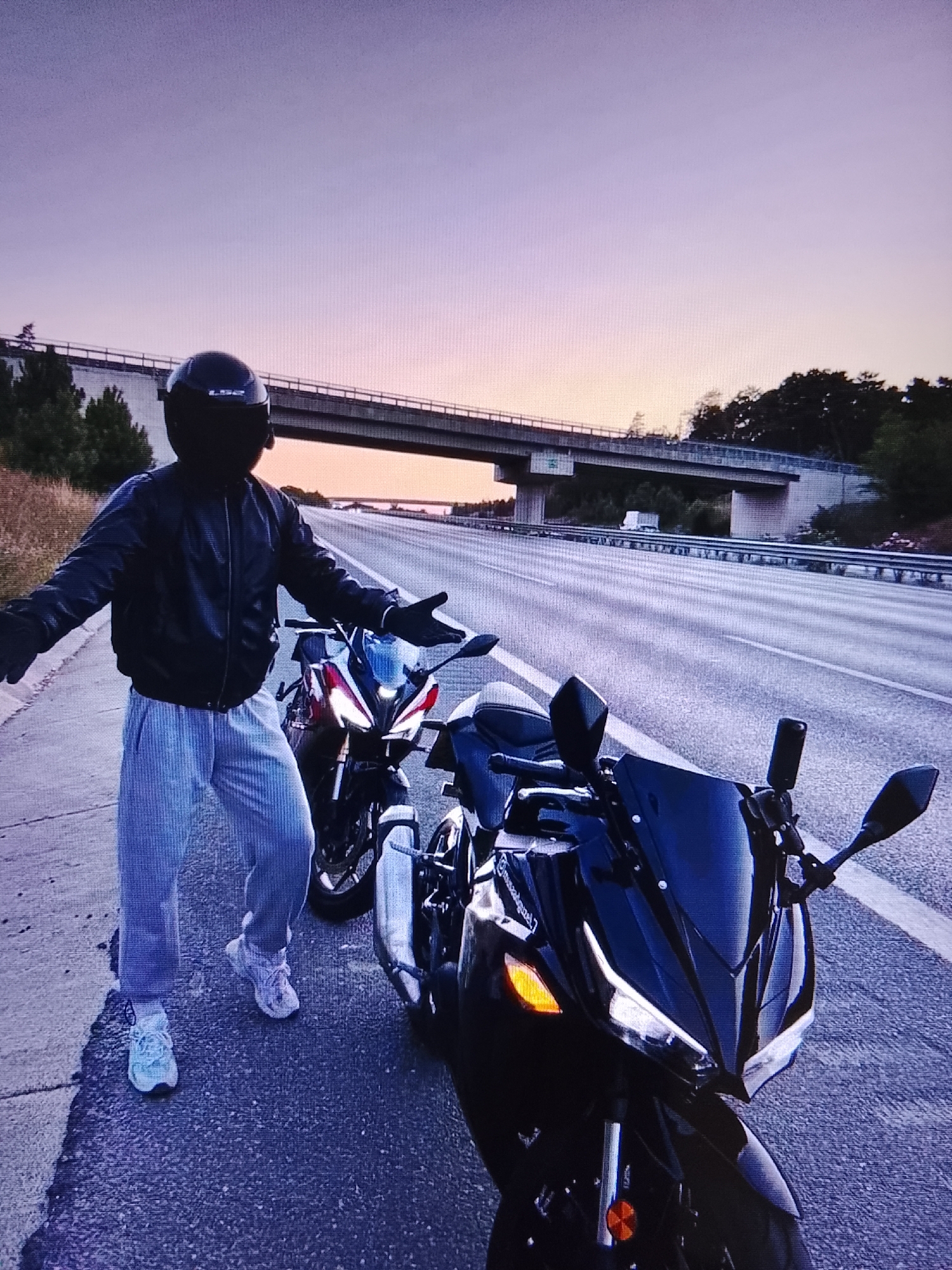 Dirt bikes, street bikes, and stunts across varied riding scenes.