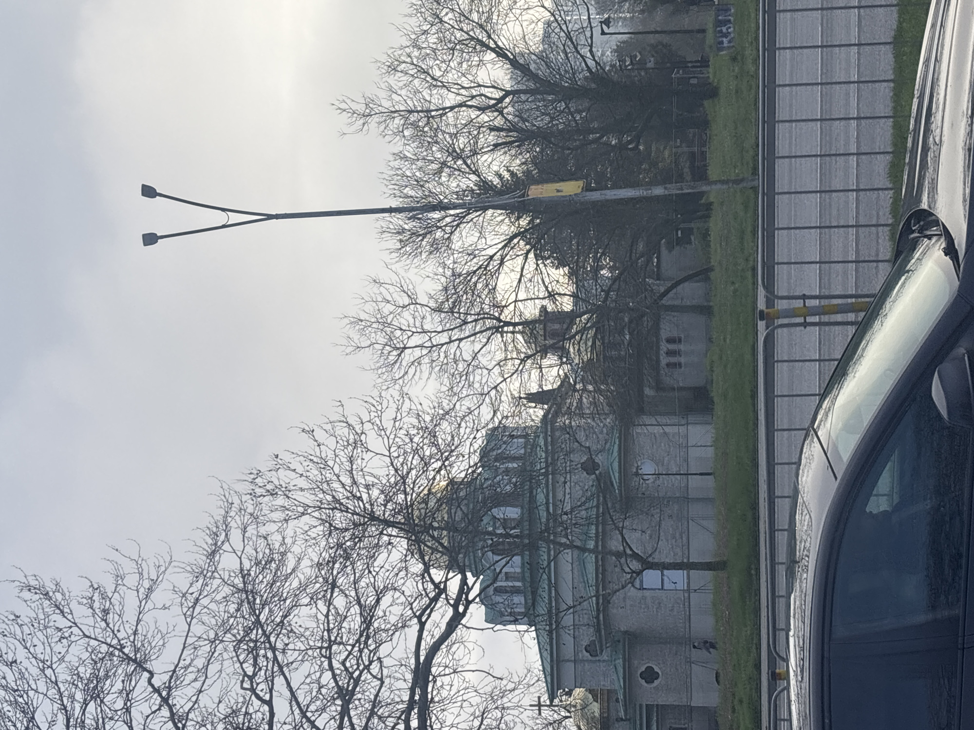 Construction work underway at gothic building in Burgas