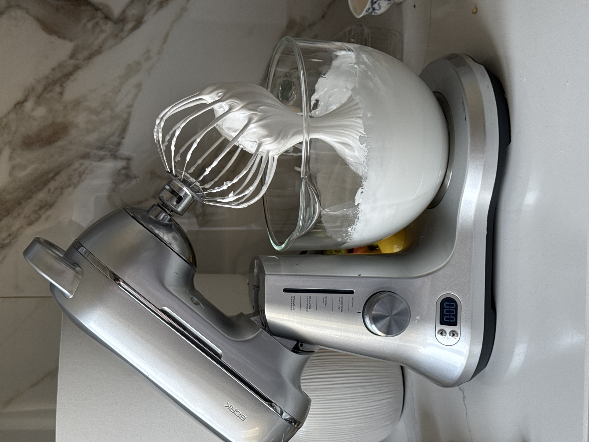 Moscow Home Baker Prepares Meringue During Morning Kitchen Session