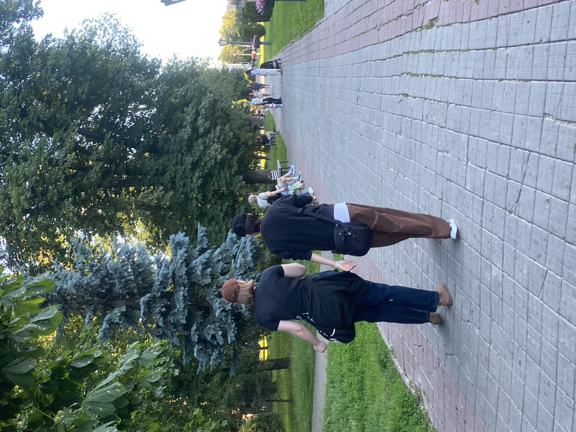 Afternoon in Poltava: parks, sidewalks, and a shopping arcade