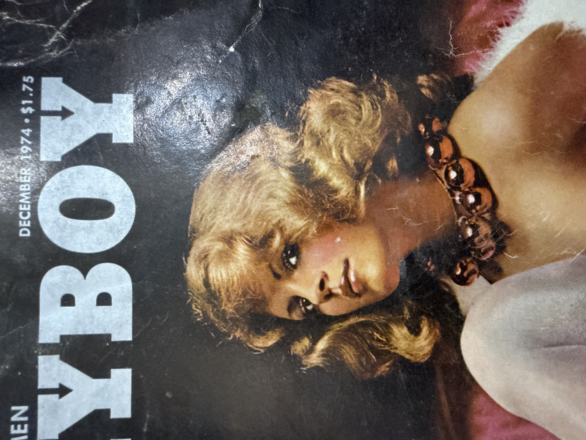 Vintage magazine and car advertisement photographed in Kardzhali