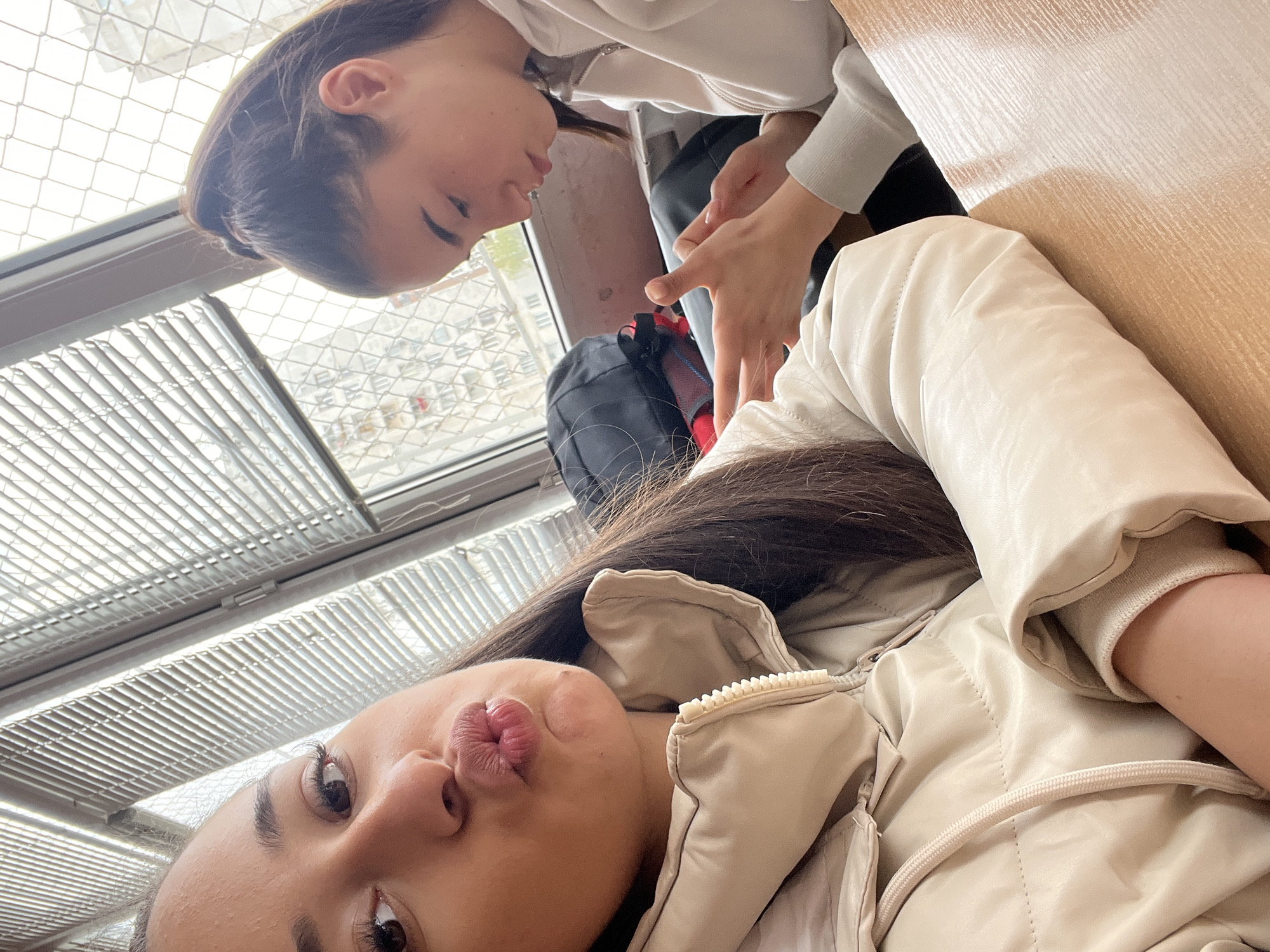 Students document study session and social moments in Sofia