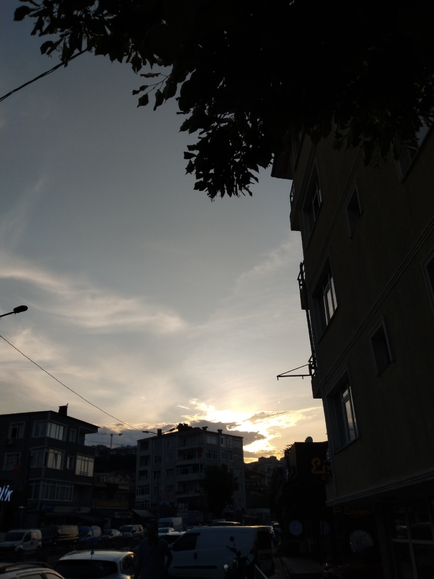 Afternoon life documented across Sarıyer district during golden hour