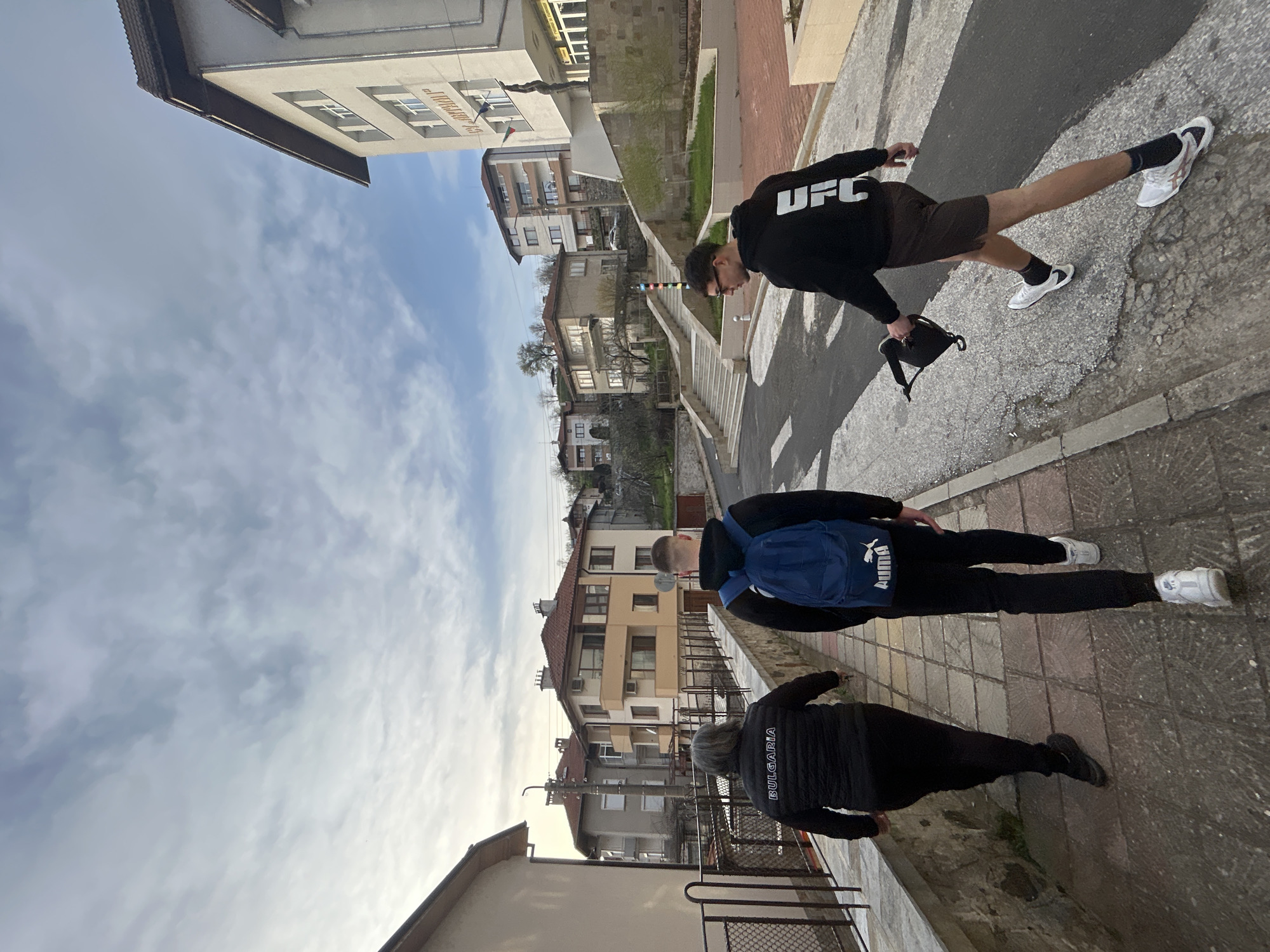 Routine street scenes documented in Zlatograd, Bulgaria