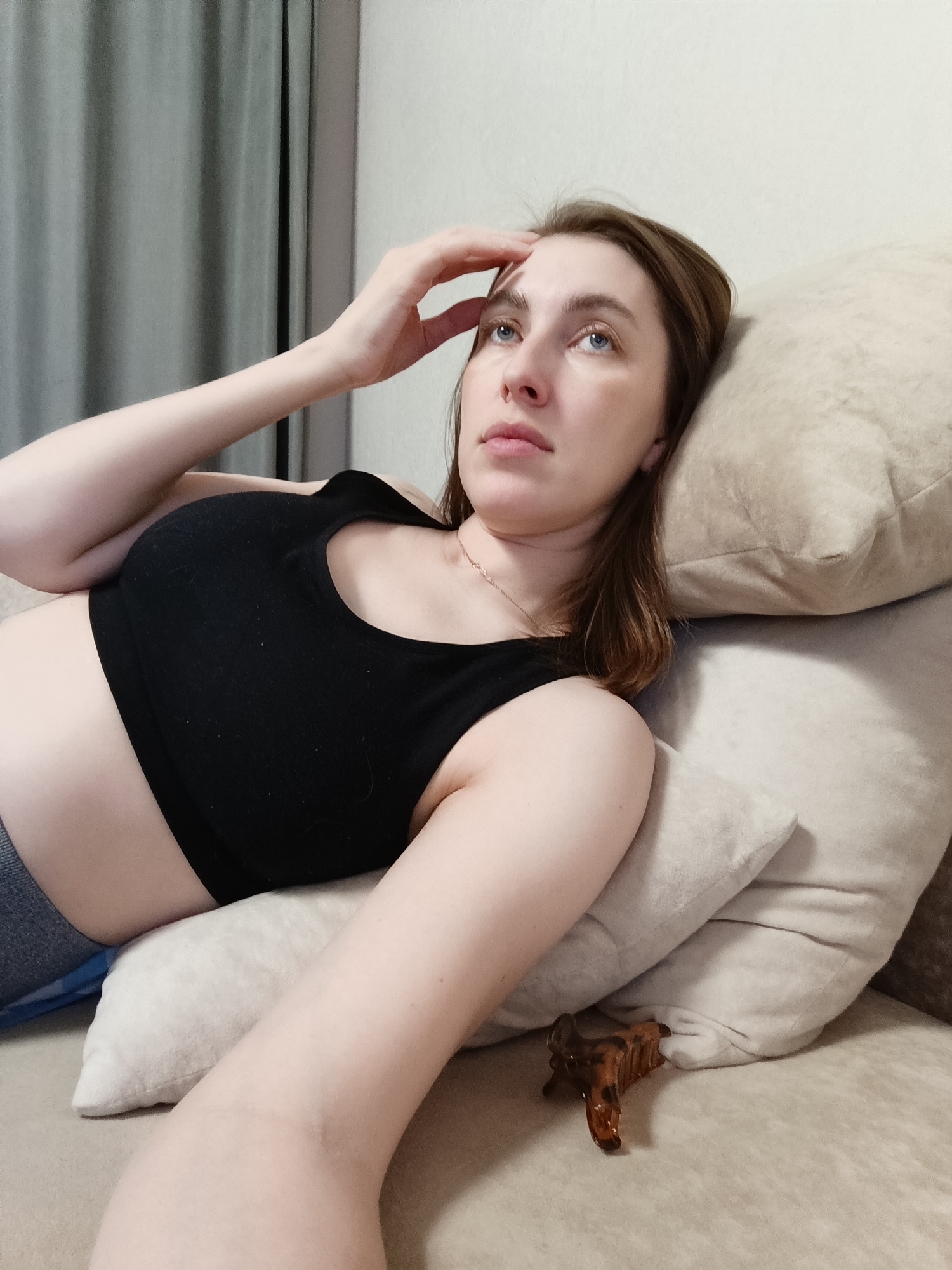 Domestic moments: Children in sauna, cat relaxing indoors
