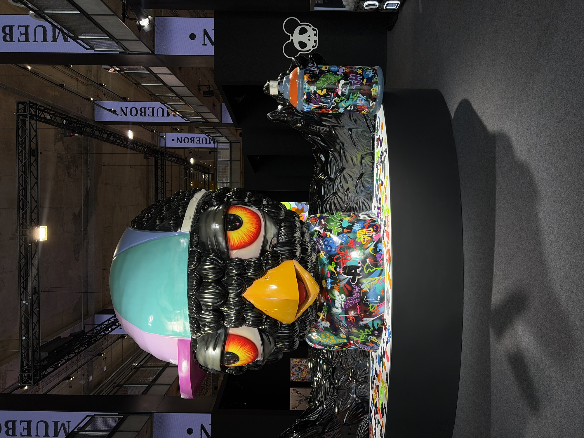 Morning documentation of Bangkok indoor spaces shows decorative displays
