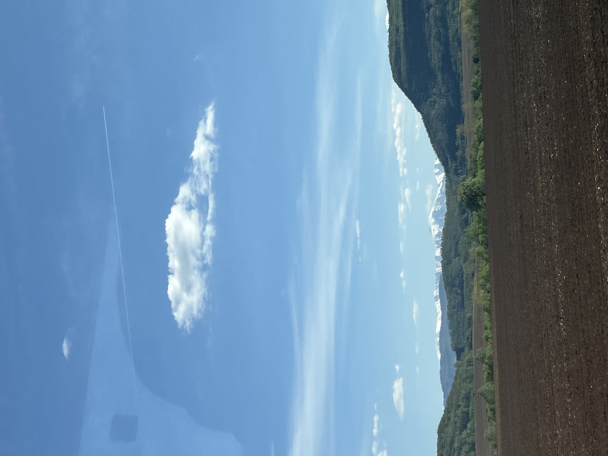 Clear day landscape documented in Riahovtsite, Bulgaria