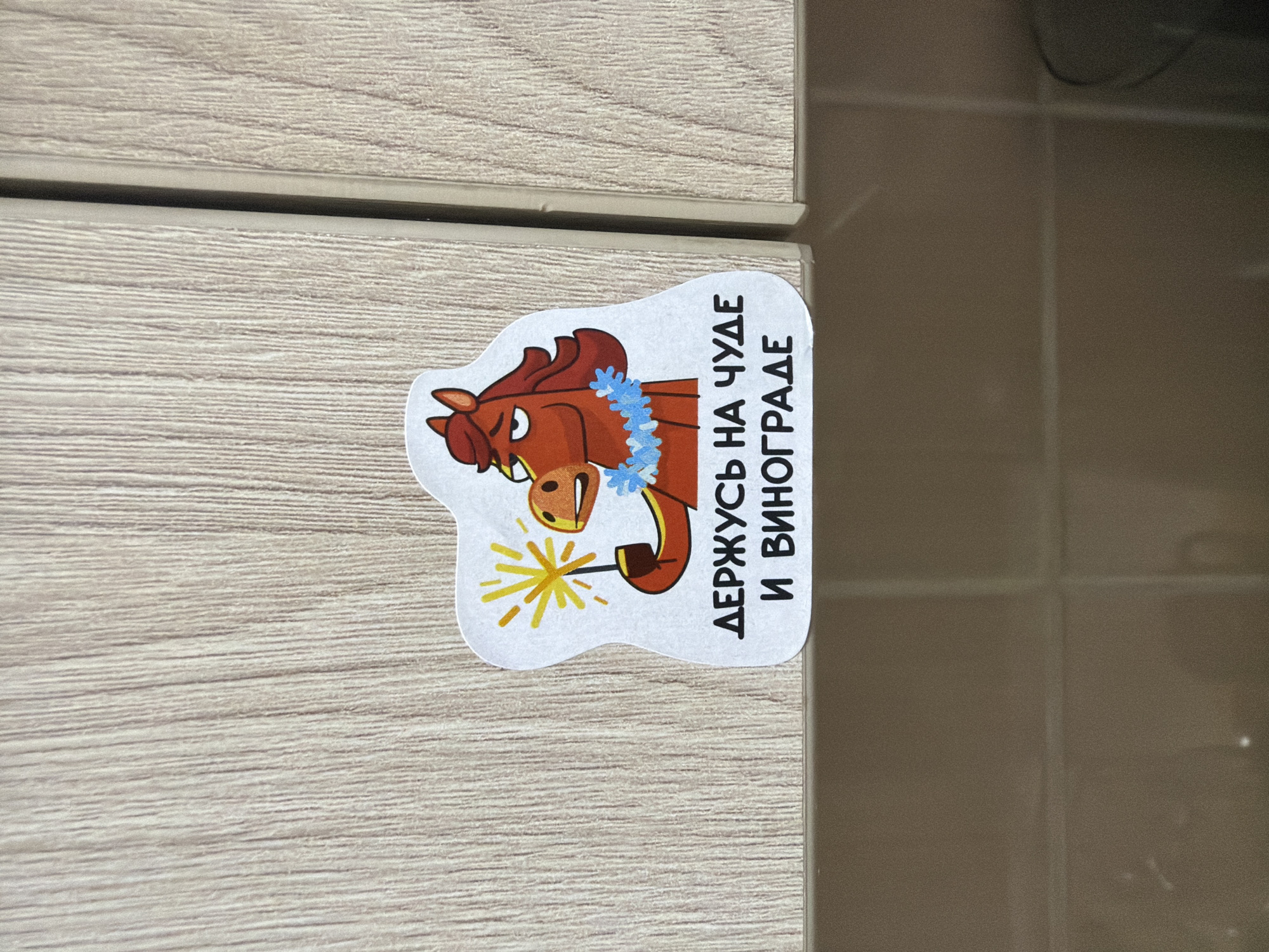 Everyday observations documented in Krasnoyarsk: decorative sticker, car photos