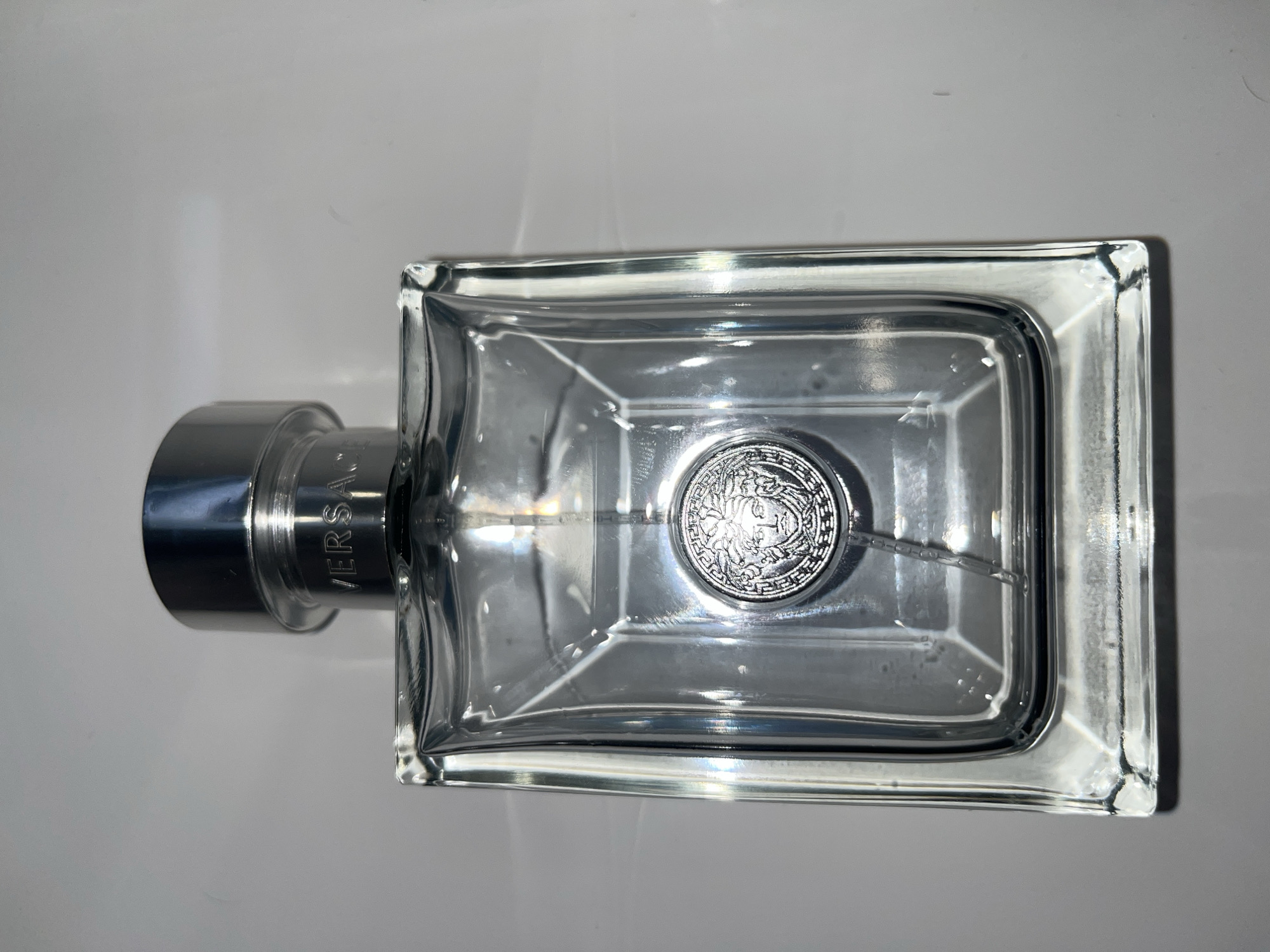 Perfume bottle collection documented in early morning Laval session