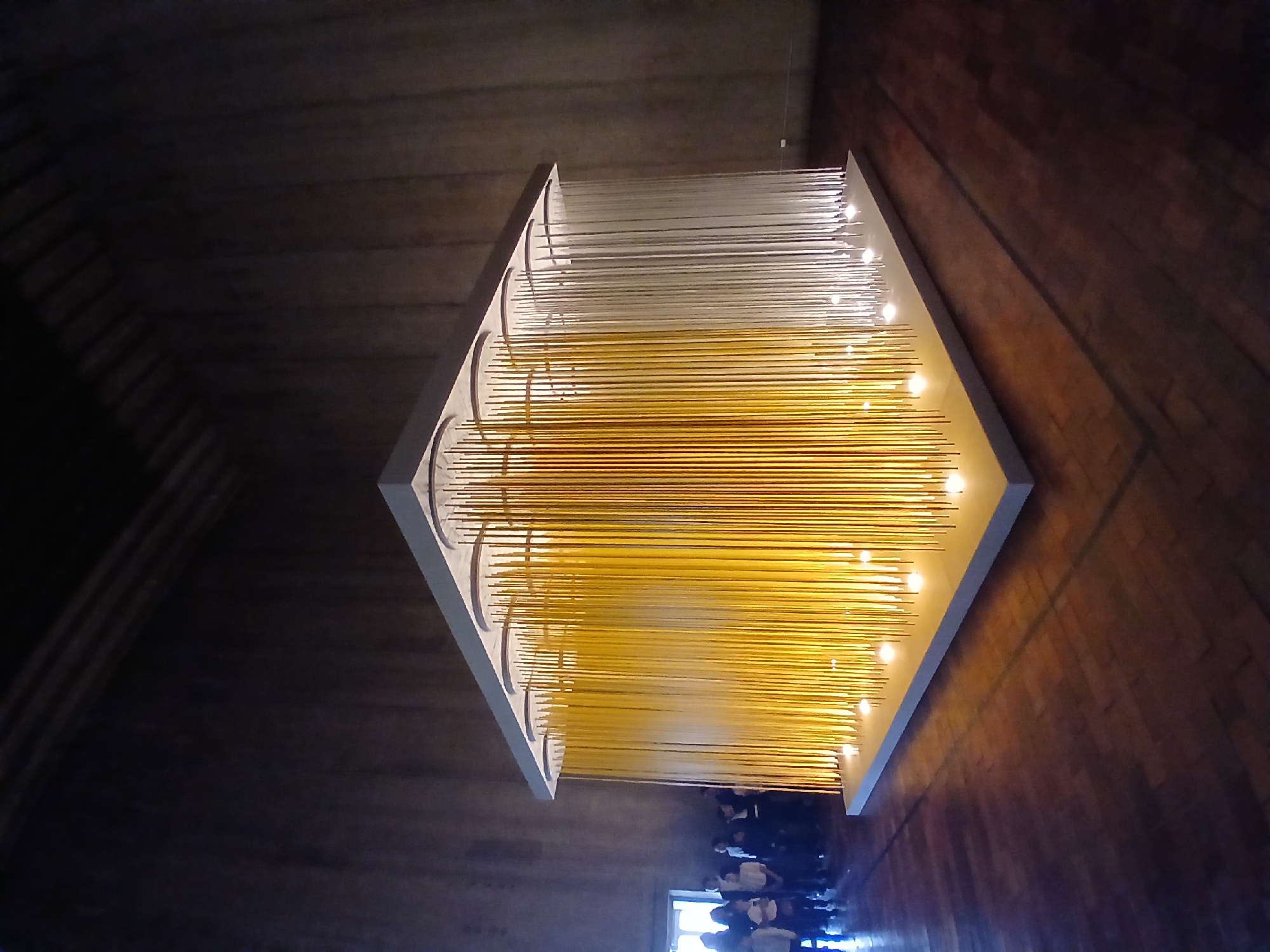 Art exhibition documented in Ciudad Bolivar gallery installations