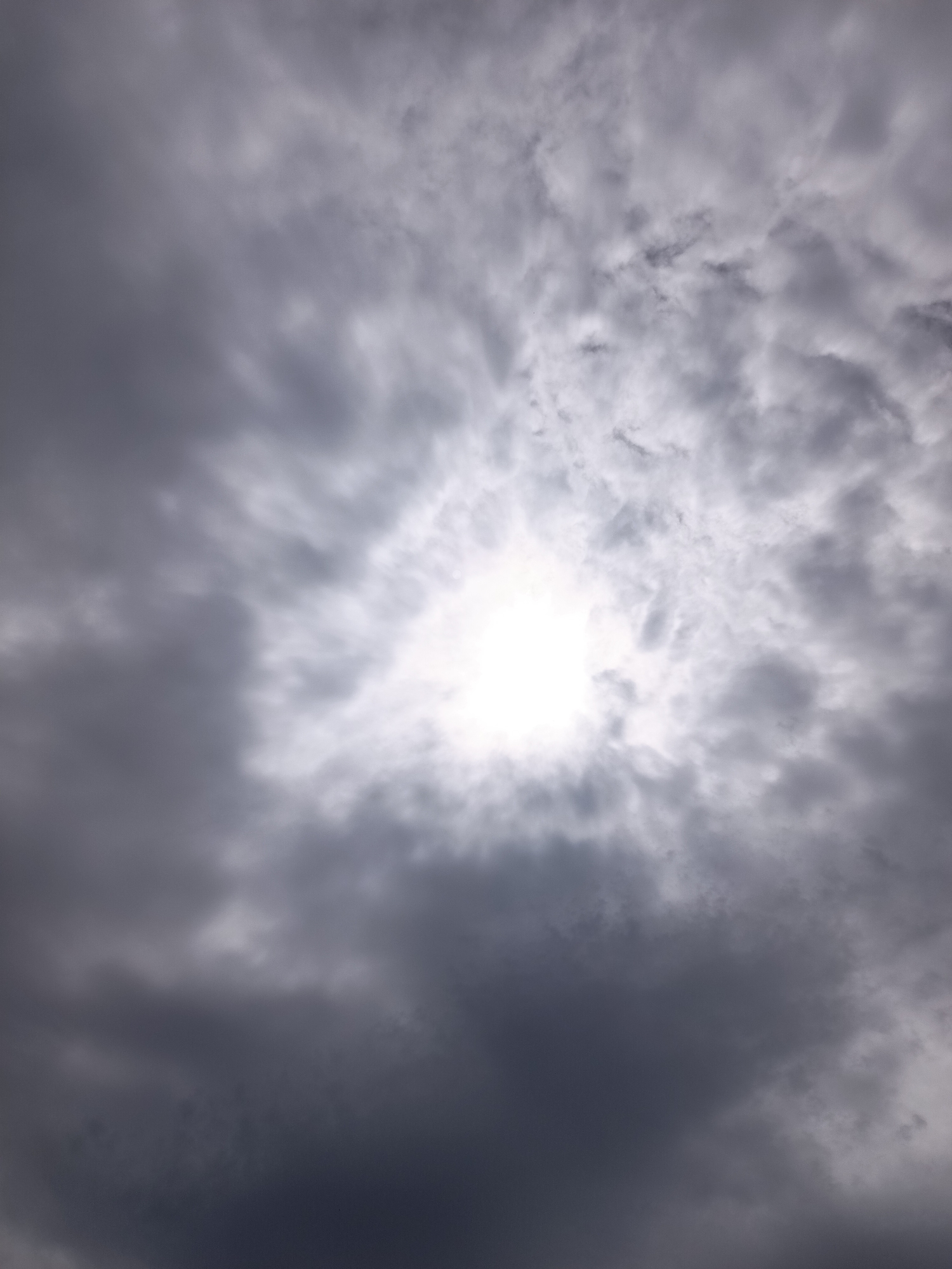 Stormy midday skies over Cheb, Czechia