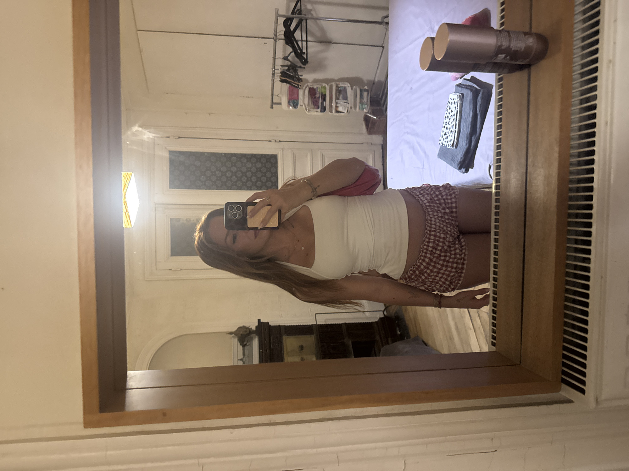 Getting ready and dining out in Paris on a summer evening