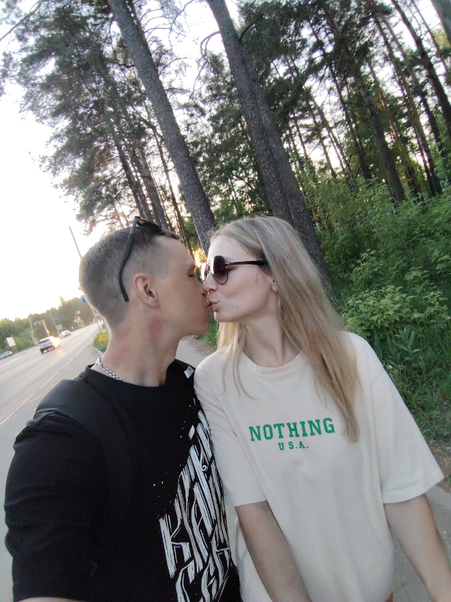 Intimate moments and sunset scenes captured in Chaikovsky, Russia