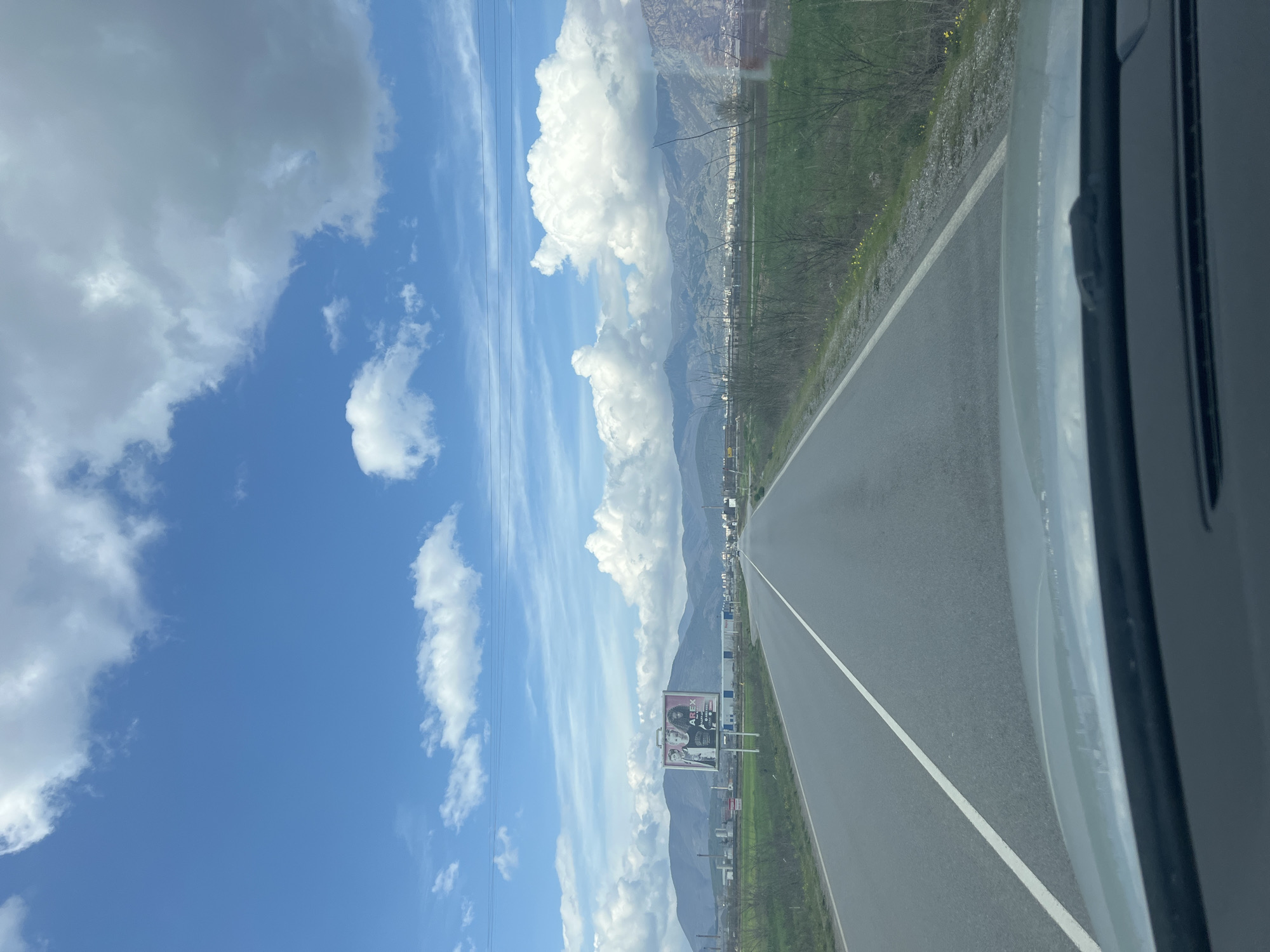 Spring day travel and landscape views documented in Sliven