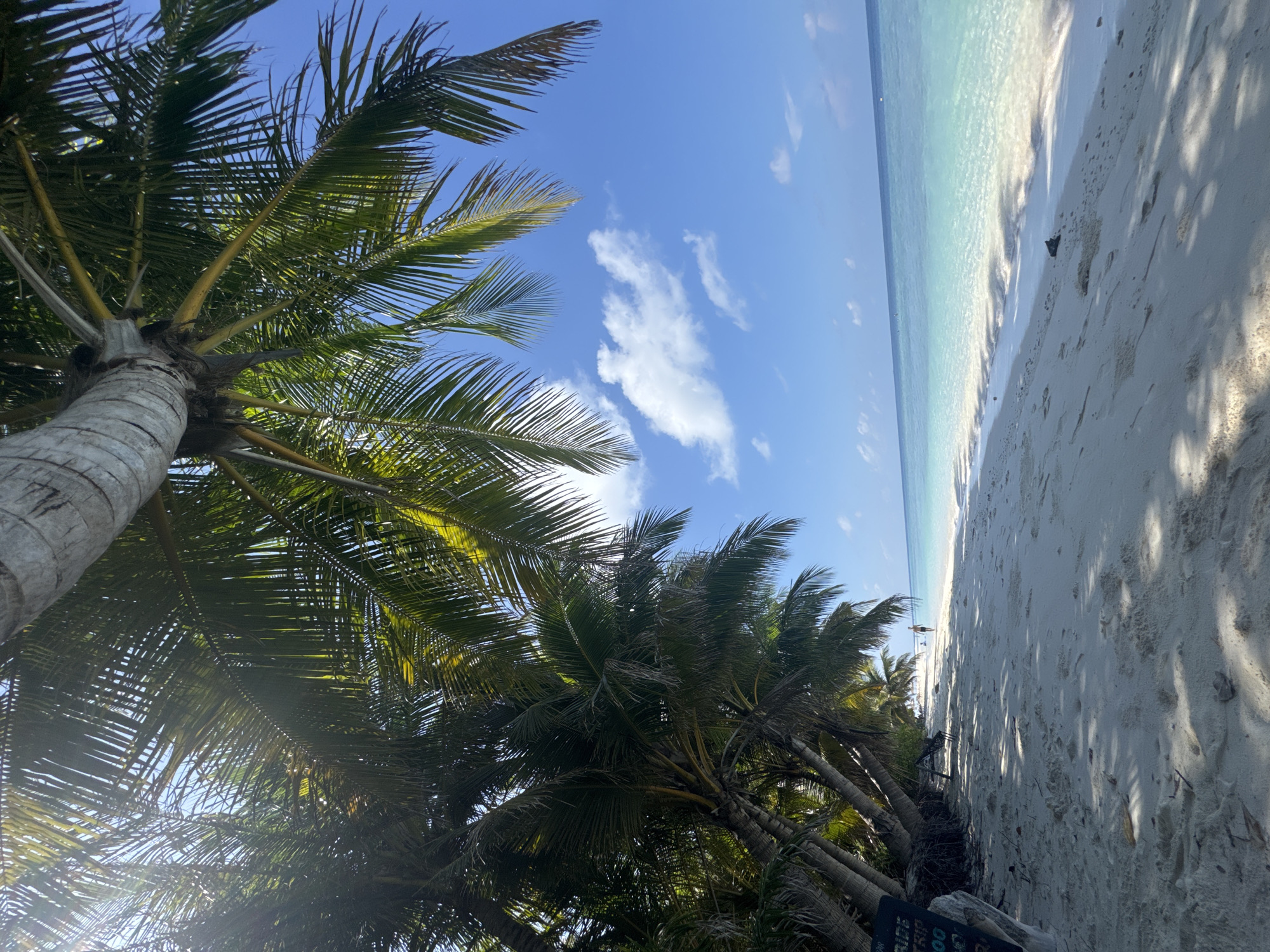 Tropical beach scenes documented on Ukulhas Island, Maldives