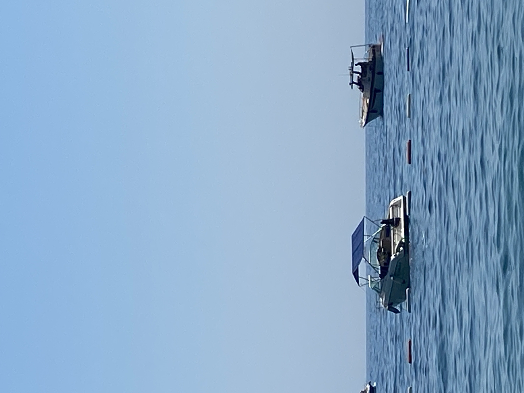 Busy summer beach day on the Montenegrin coast