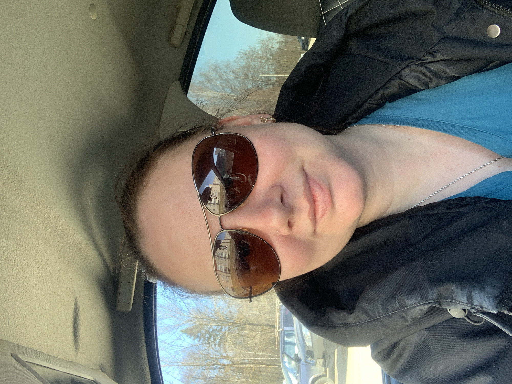 Morning car selfies captured in Varaksino parking area