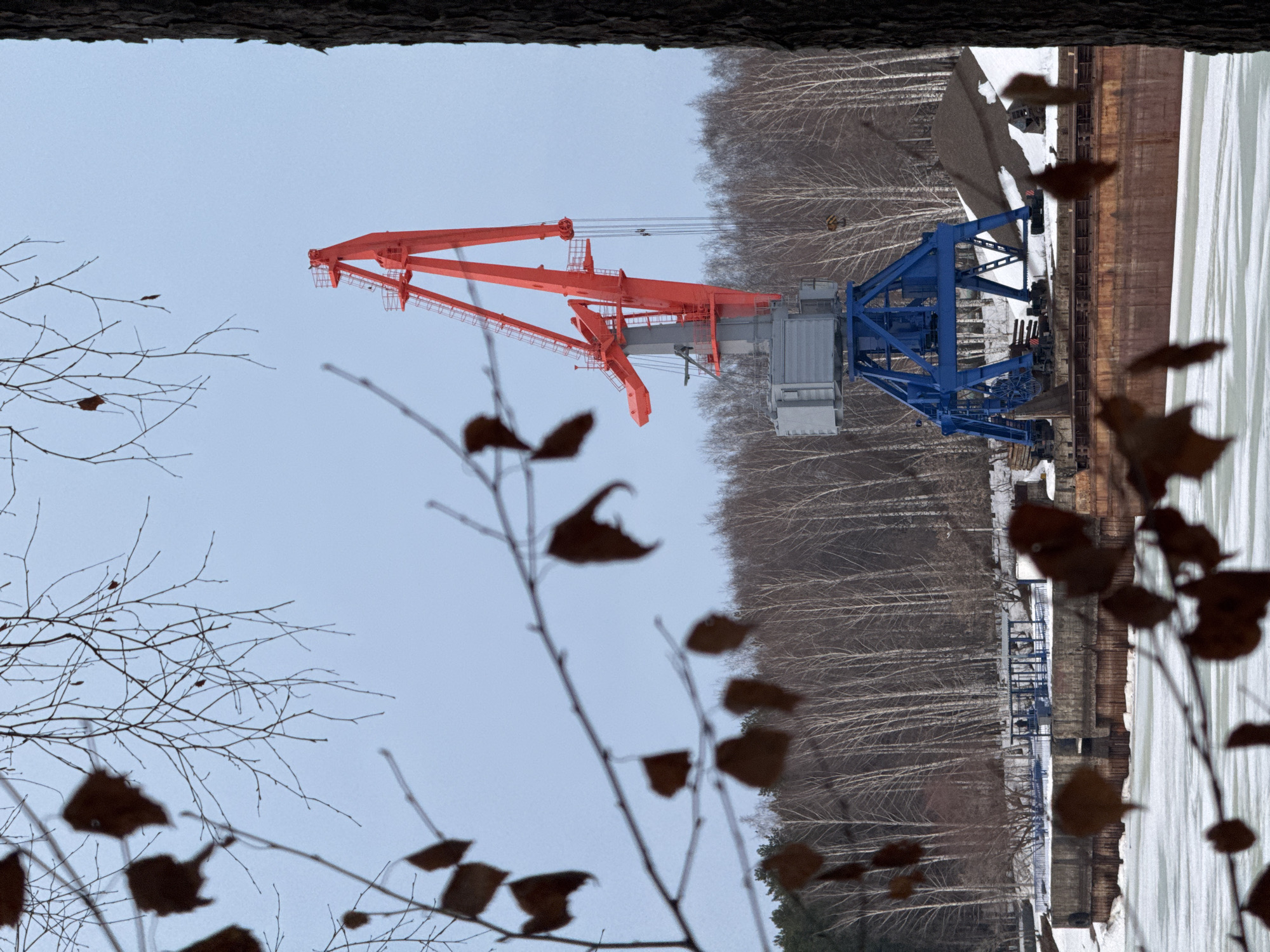 Winter documentation captures Chaikovsky's forests, decay, industrial sites