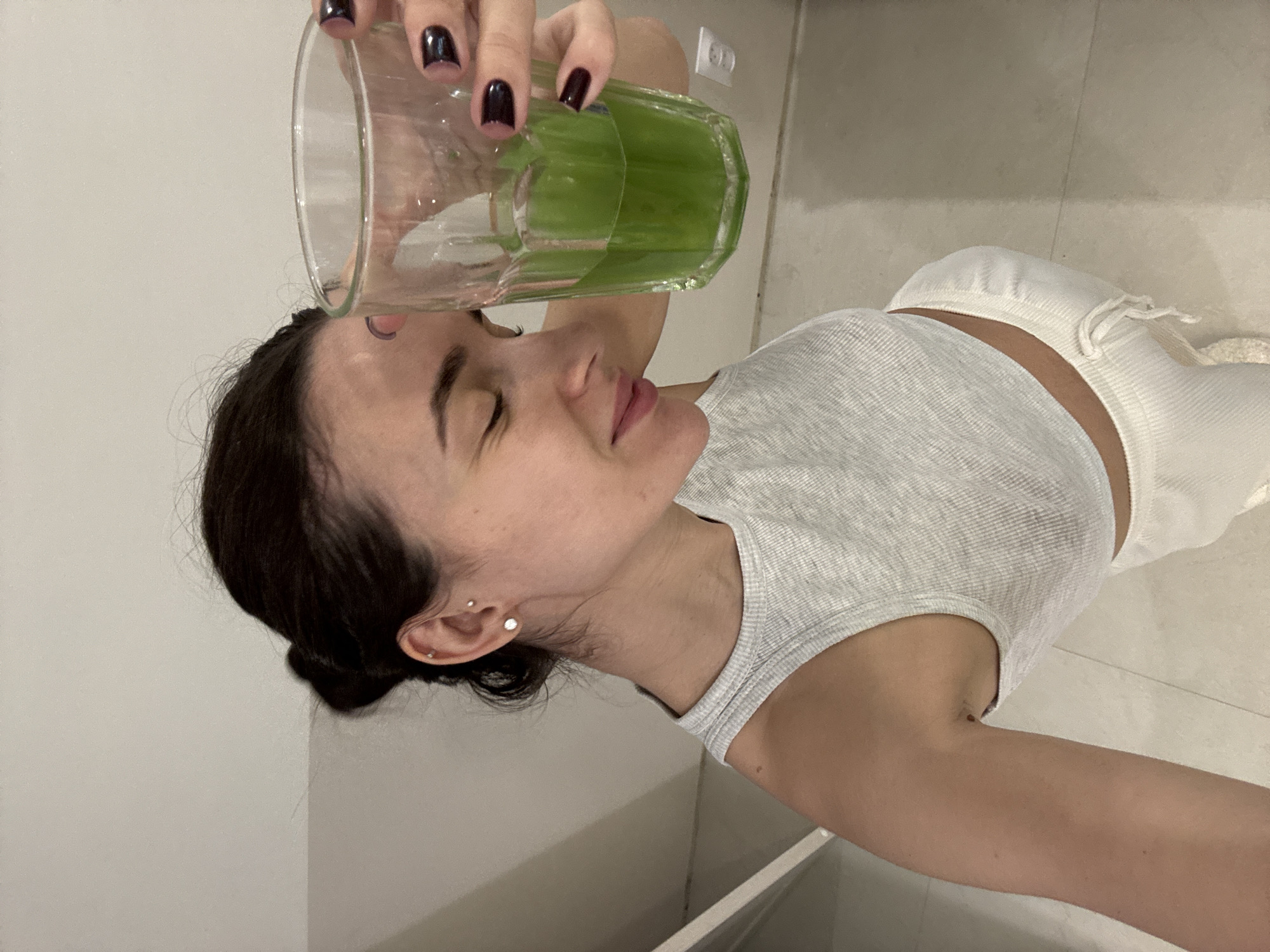 Morning domestic scenes documented in Chaikovsky, Russia