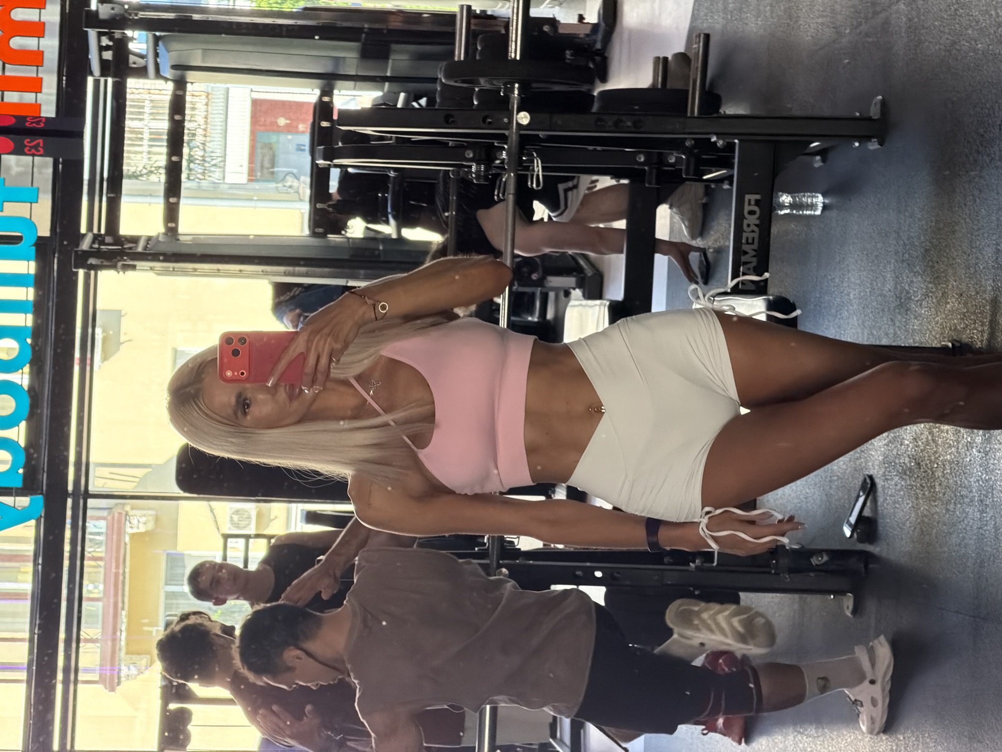 Routine gym activities documented in Kazan fitness facility