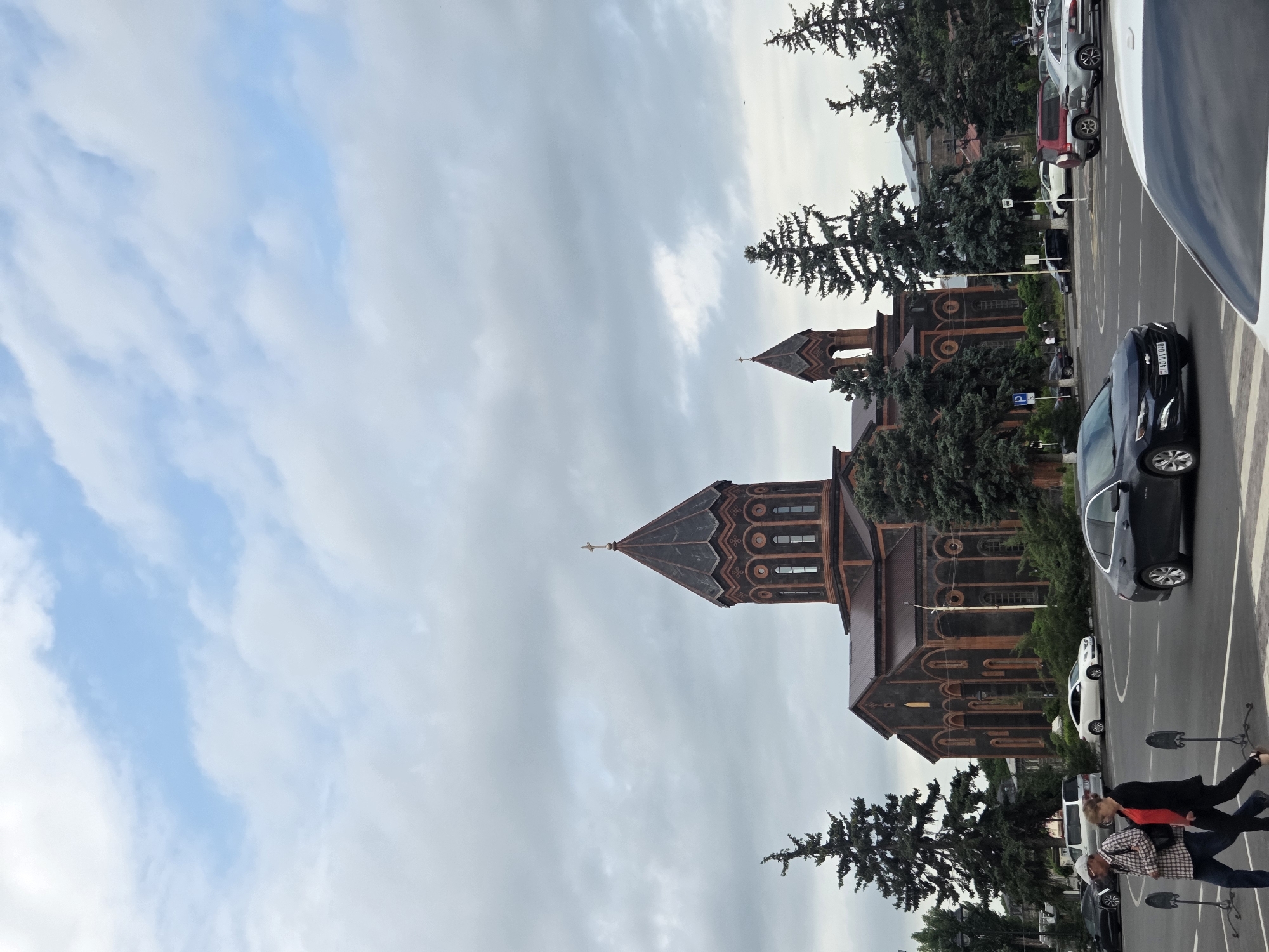 Gyumri's city center: church, gallery, jazz hotel, and promenade
