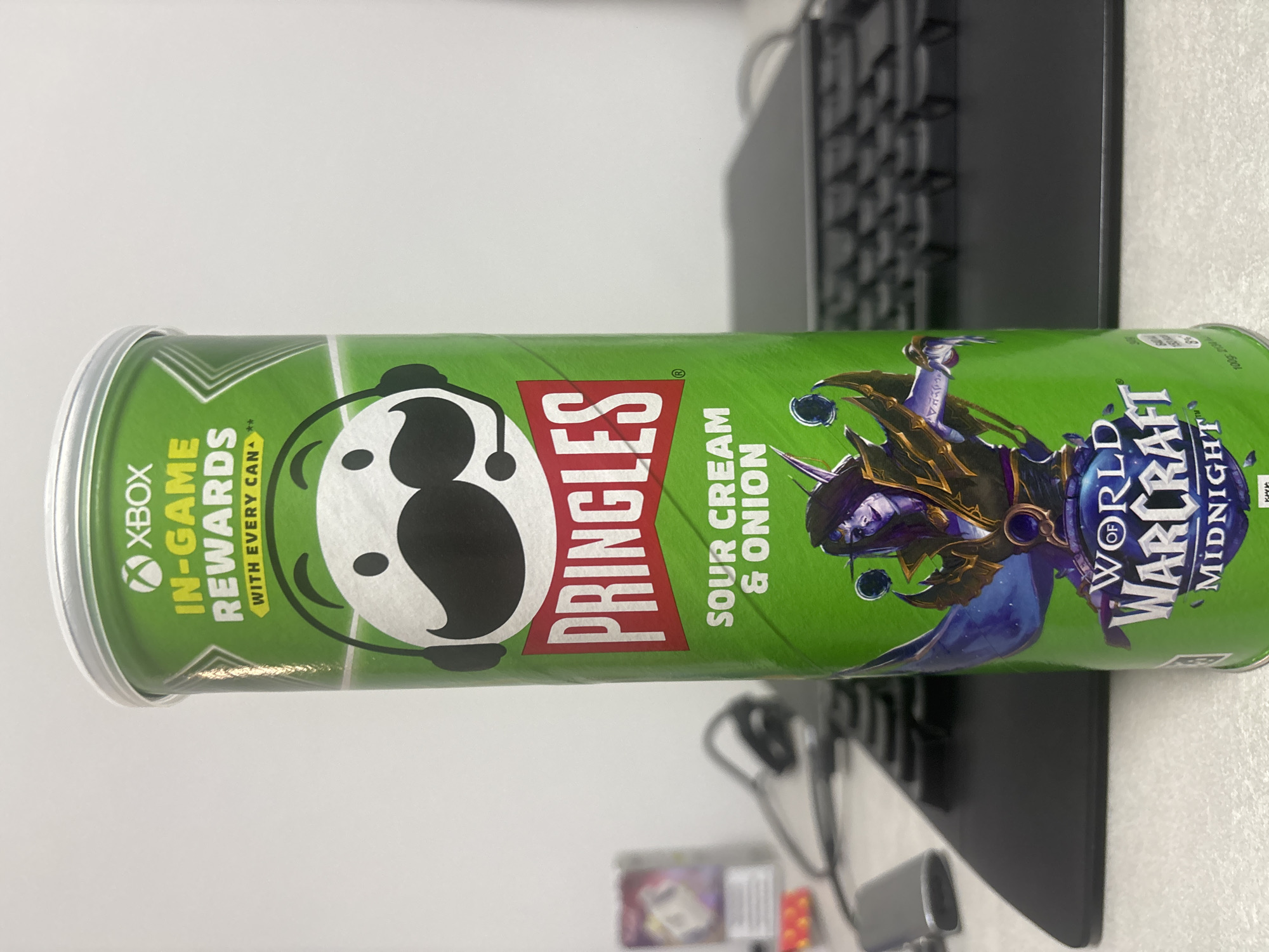 Gaming-branded Pringles container spotted in Plovdiv, Bulgaria