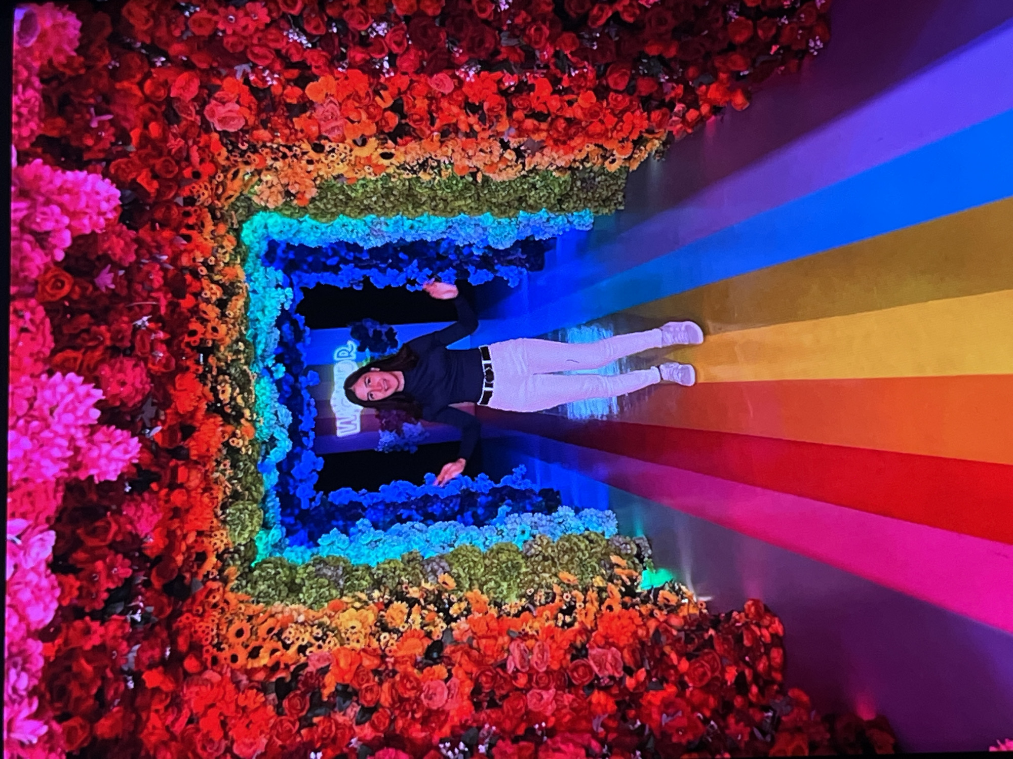 Exploring a floral immersive art installation in Nijmegen