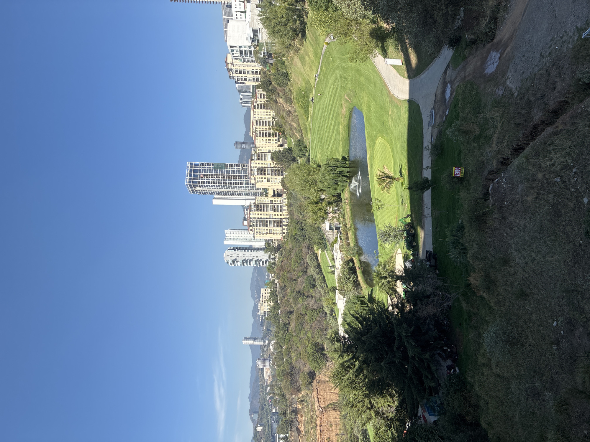 Golf course view captured in Huixquilucan, Mexico