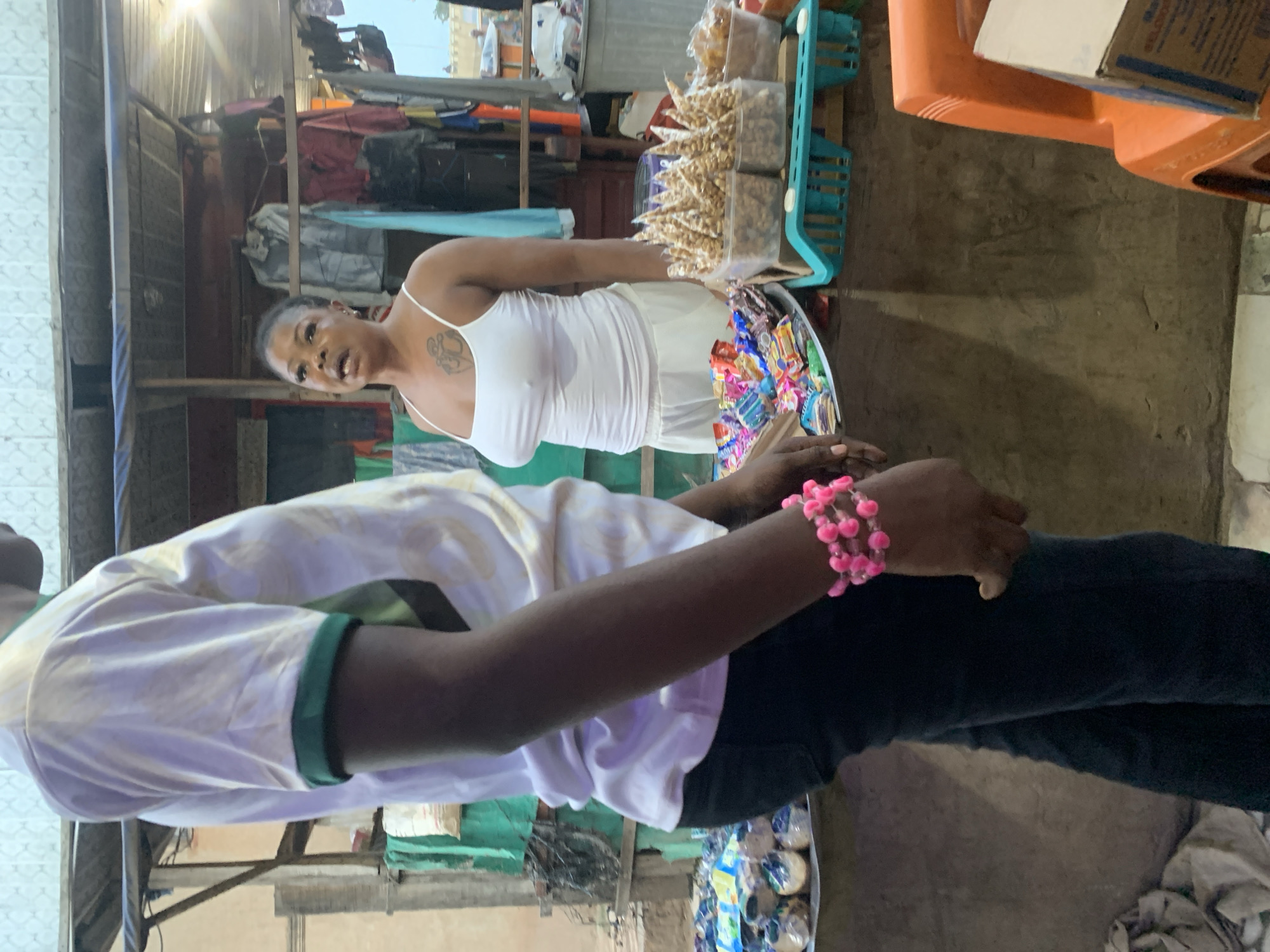 Daily market life documented in Shagamu, Nigeria evening hours
