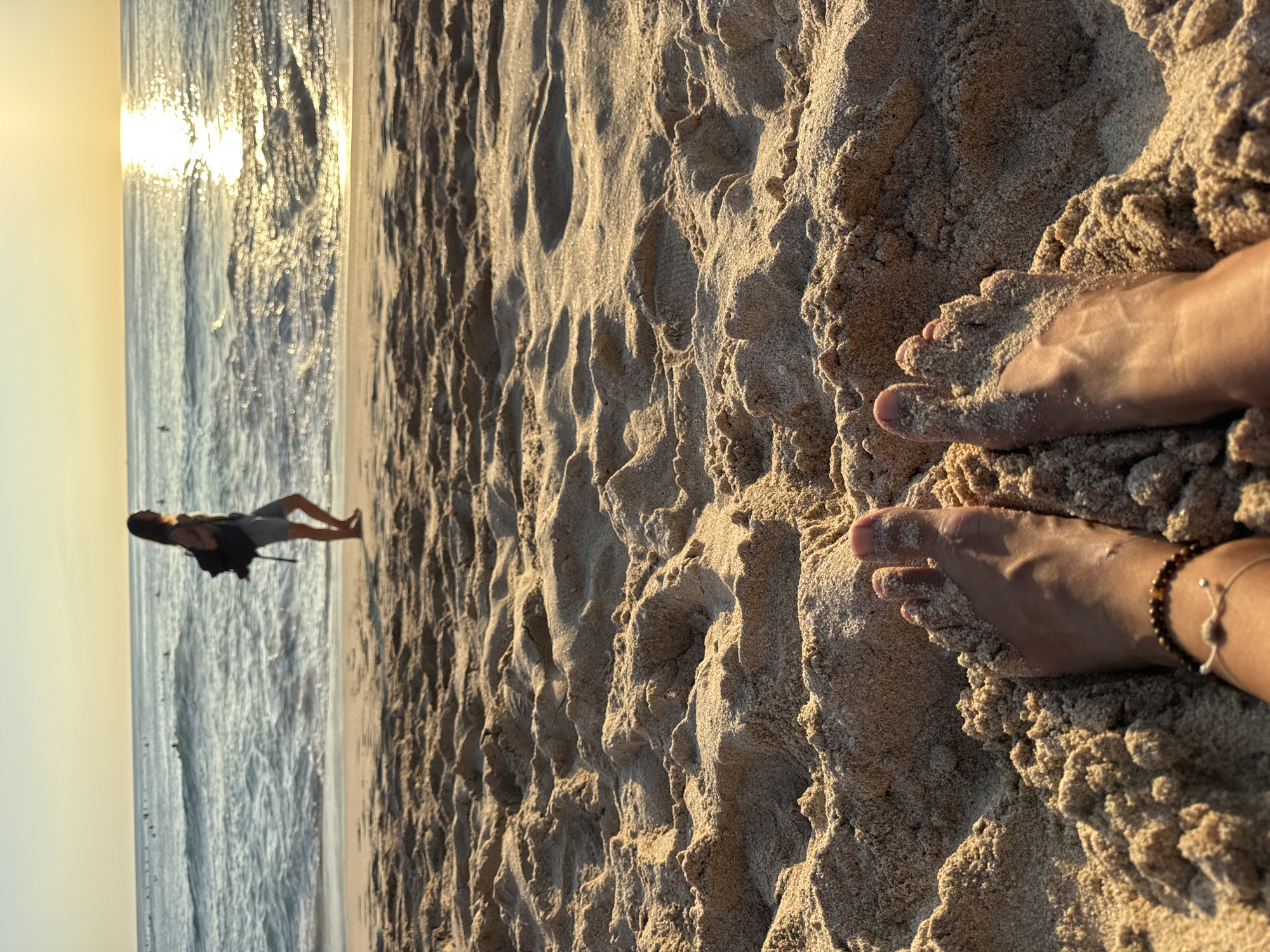 Morning beach life unfolds in Kuta Selatan, Indonesia