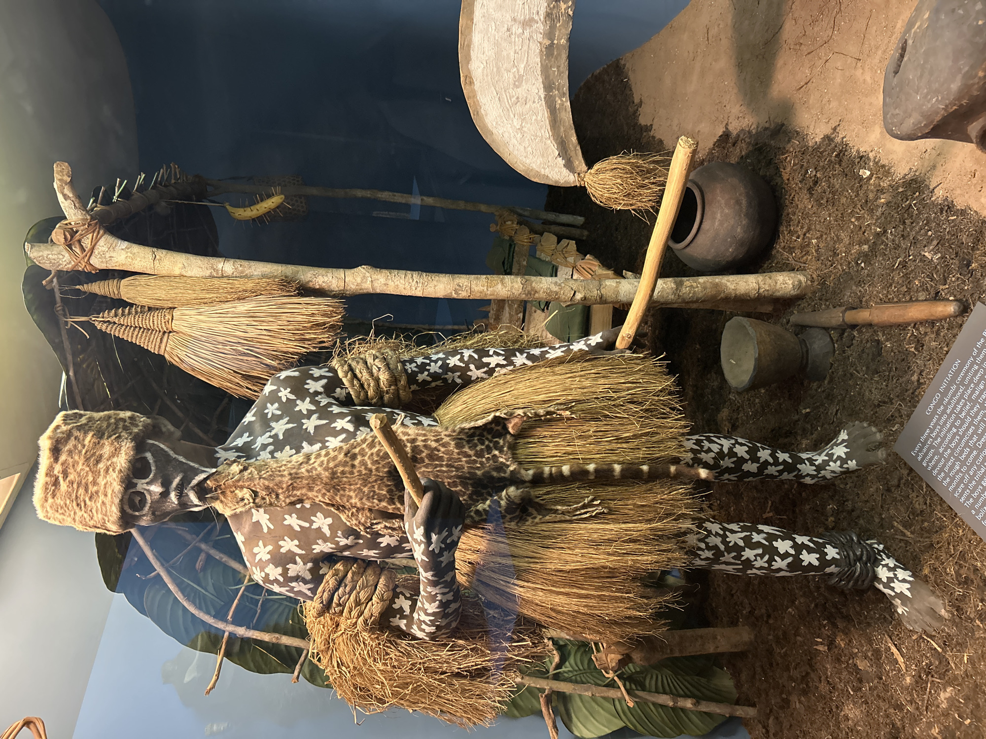 Museum visitor captures Congo initiation ceremony exhibit in NYC