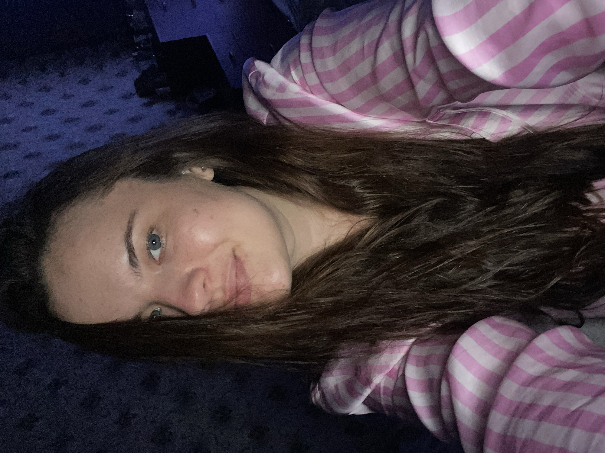 Cozy Poltava night: pajamas, fairy lights, and a playful Scottish Fold