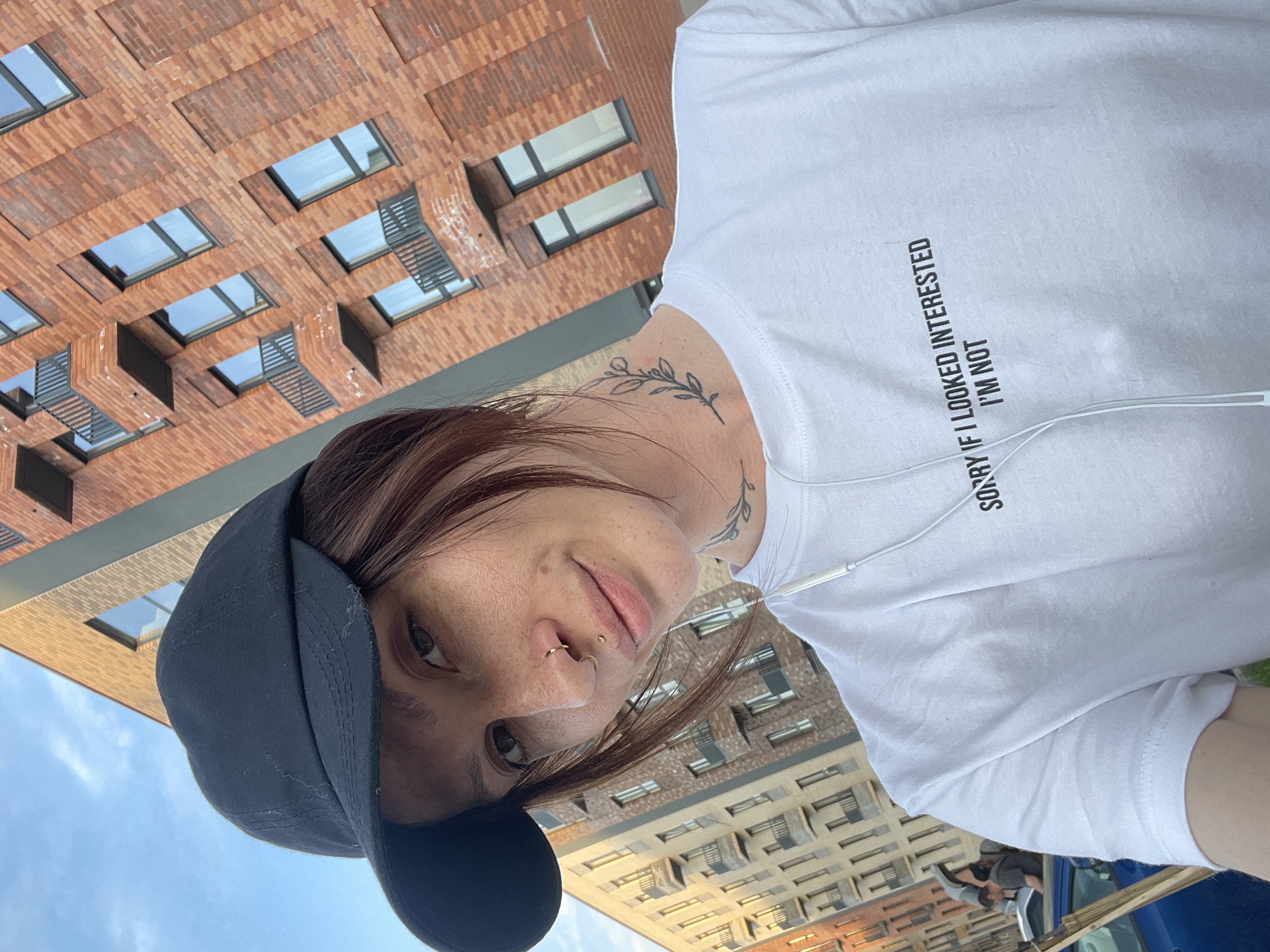 Person in sarcastic t-shirt spotted outdoors in Izhevsk