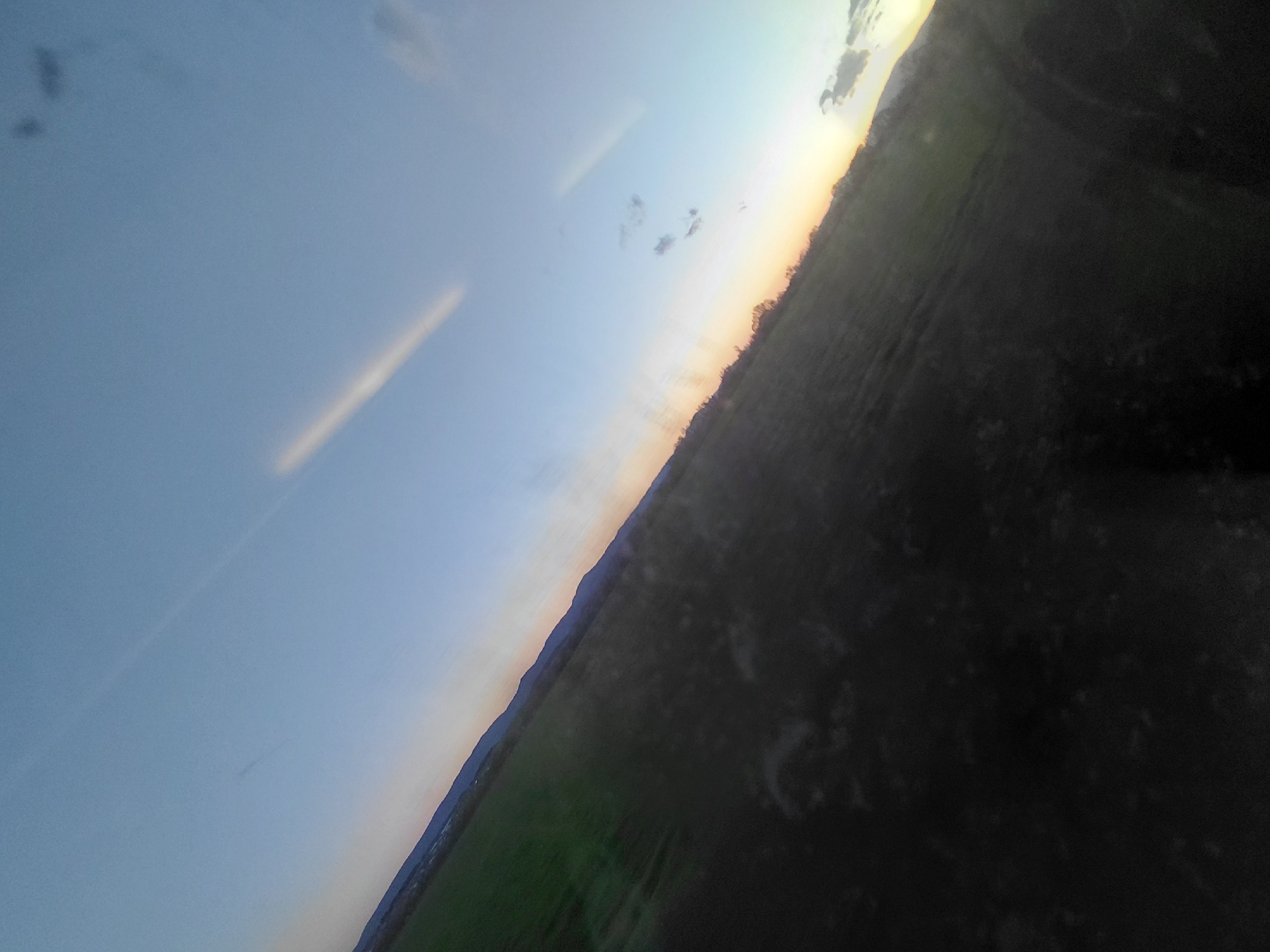 Sunset captured in Hadzhidimitrovo, Bulgaria
