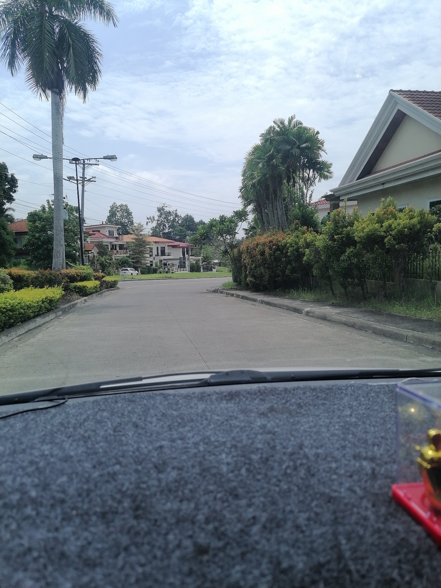 Driver documents residential neighborhood journey in Davao City