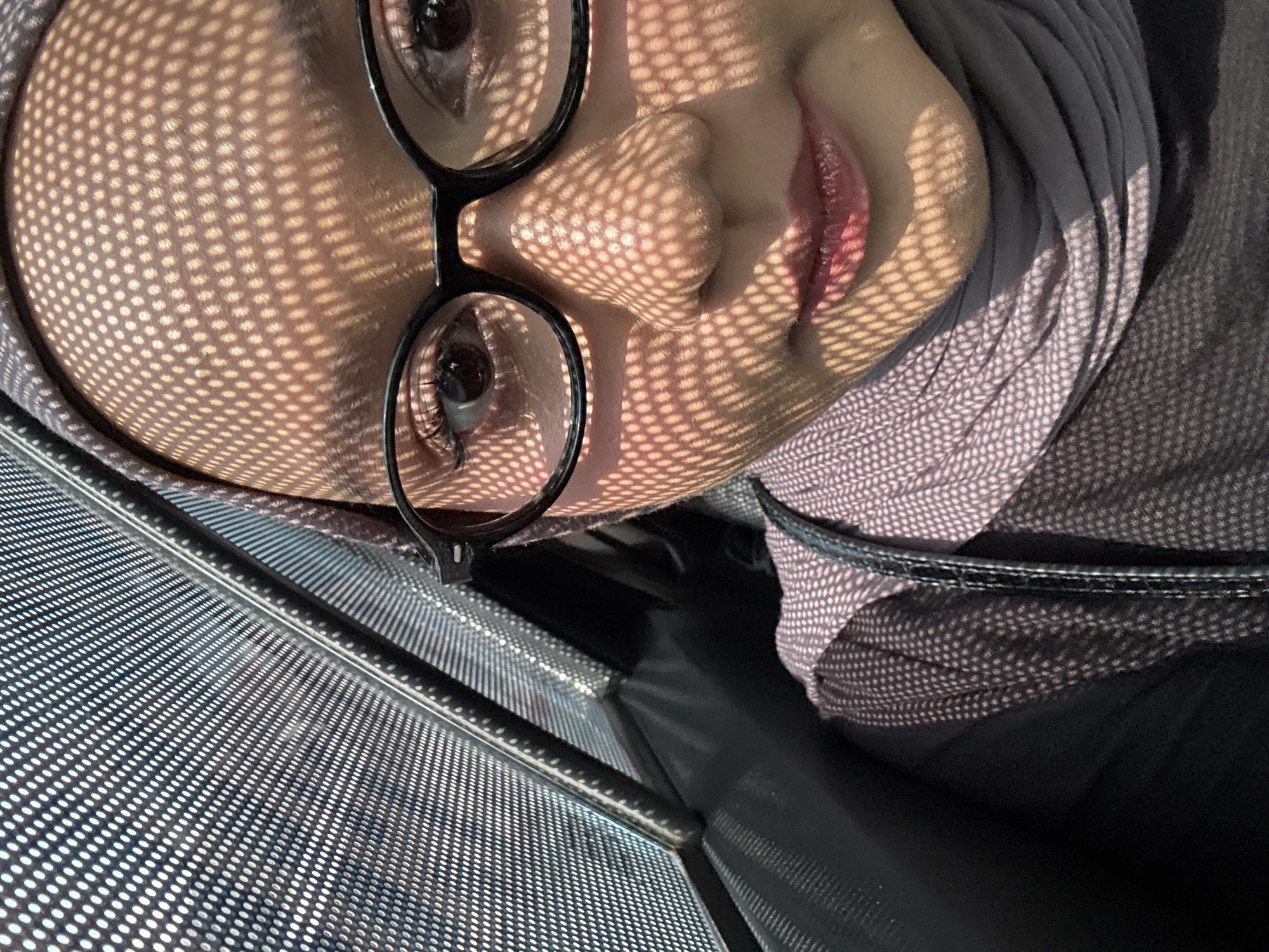Late-night car portraits with dappled sunshade light, Tangerang