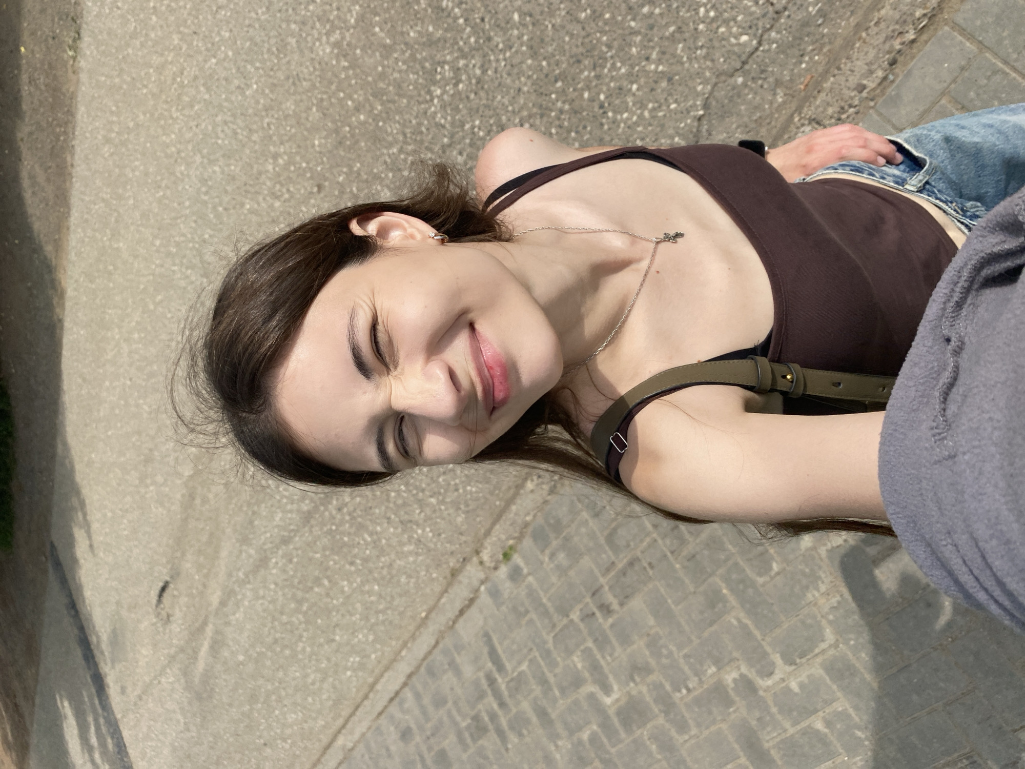Selfie series on a sunny morning in Votkinsk, Russia