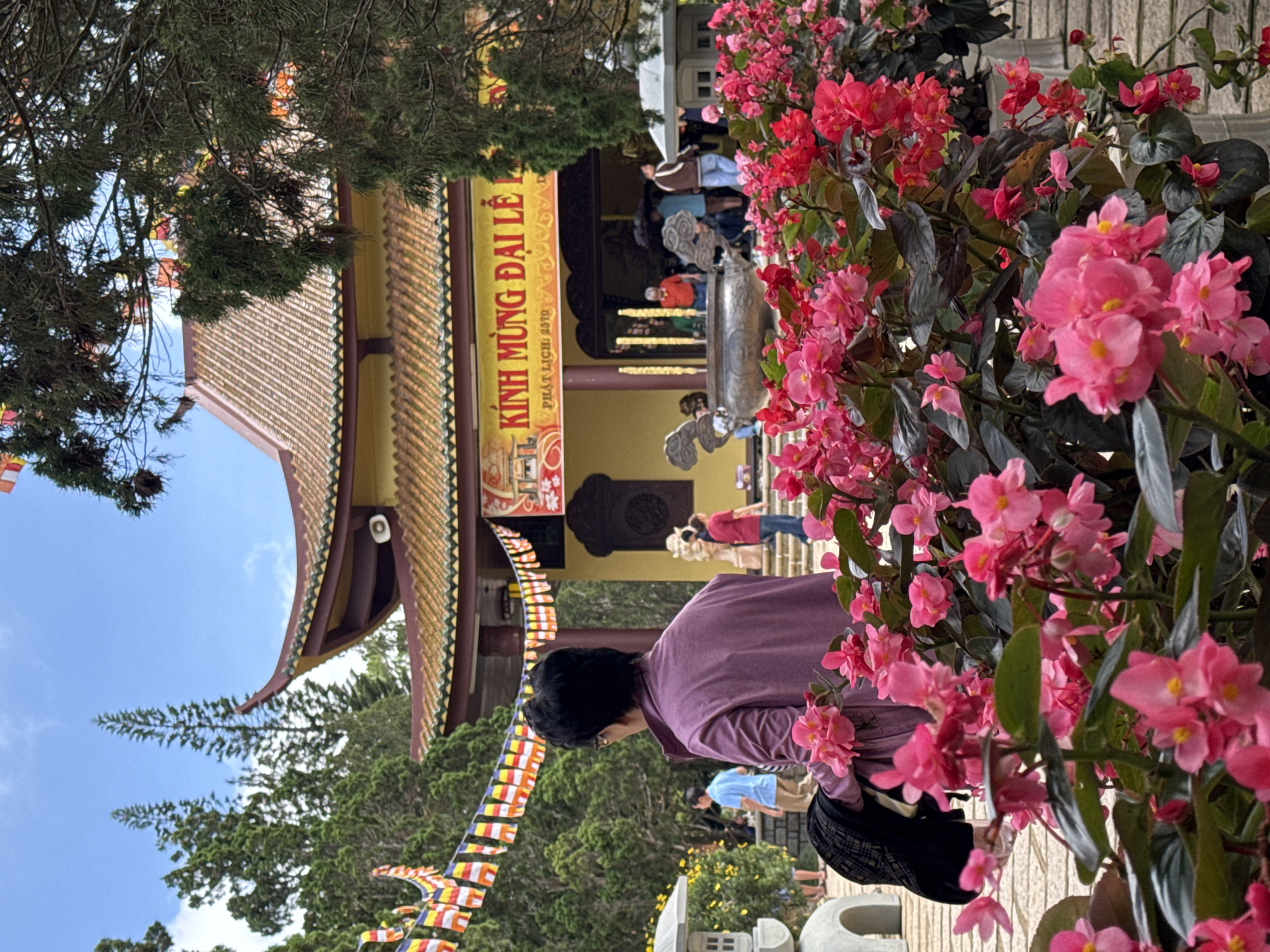 Buddhist temples and gardens documented across Da Lat Vietnam