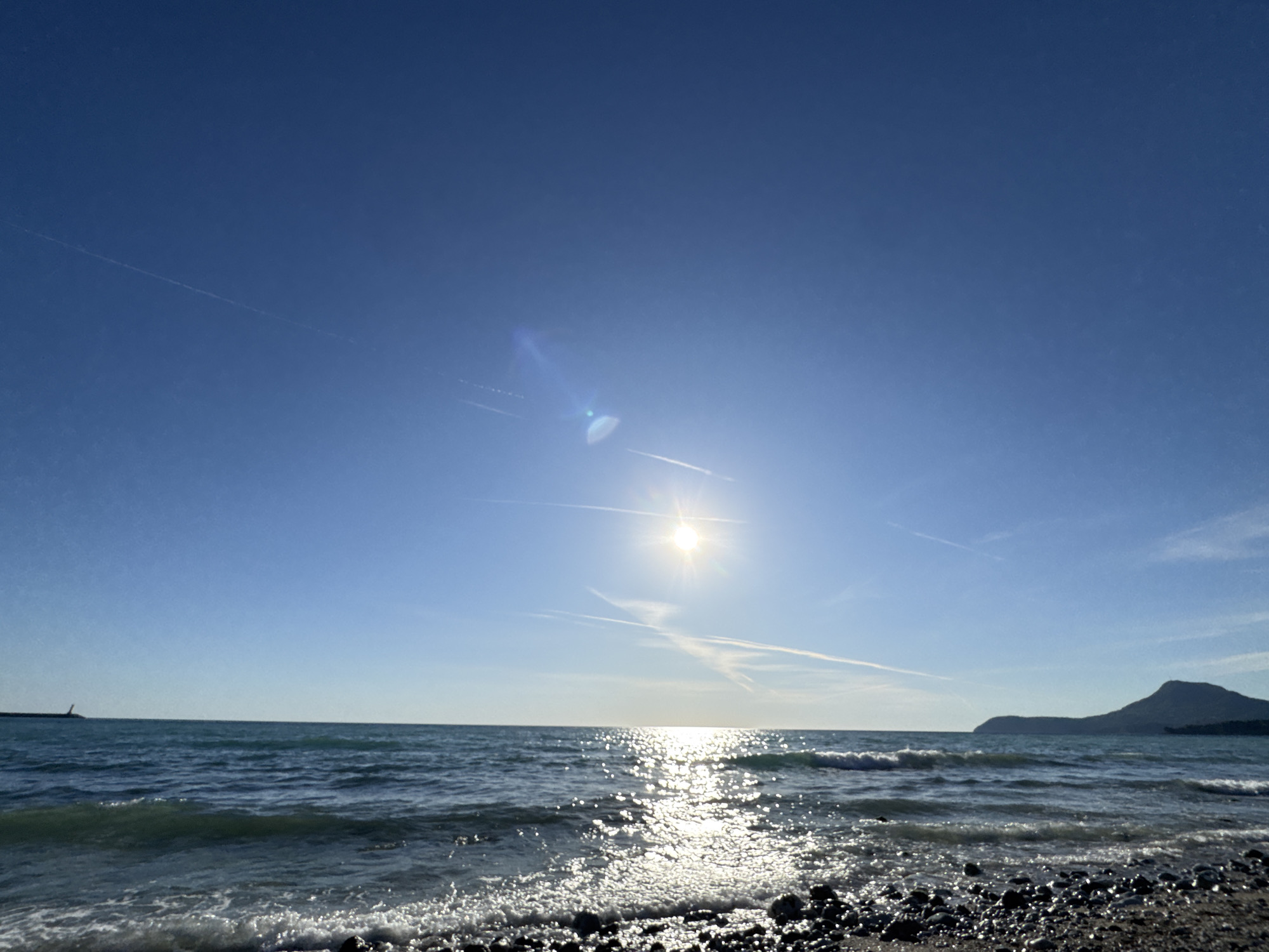 Clear skies and calm seas documented at Bar Montenegro coast