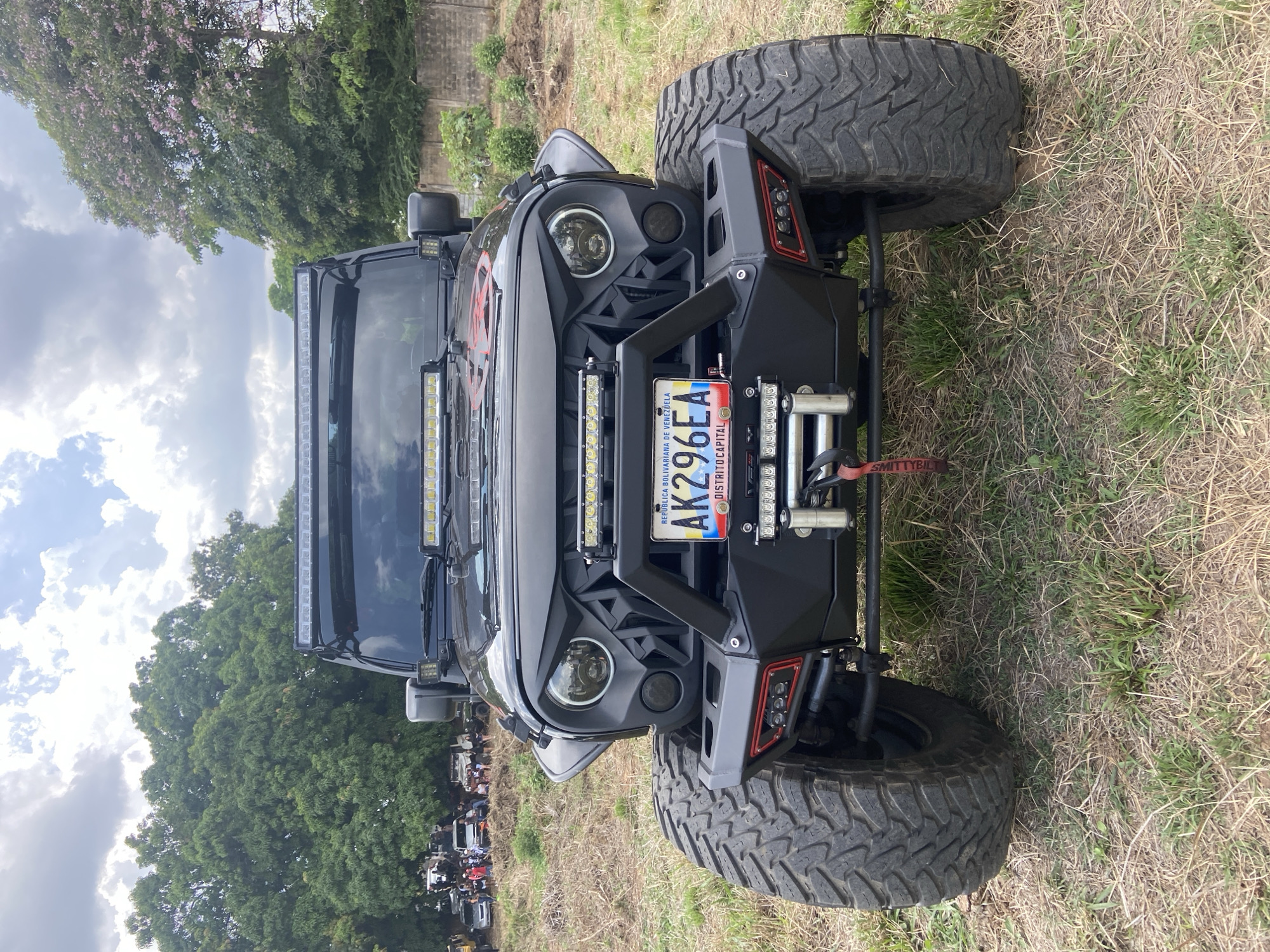 Modified Jeep Wrangler spotted in Tinaquillo field