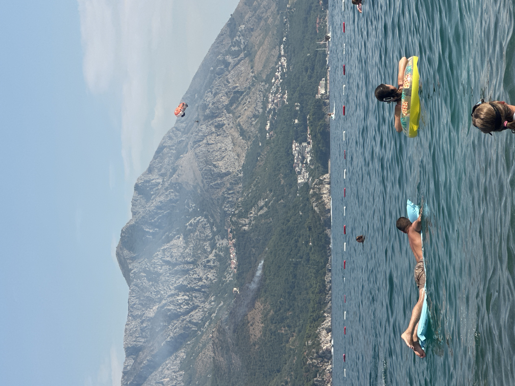 Summer water sports in full swing on the Bay of Kotor