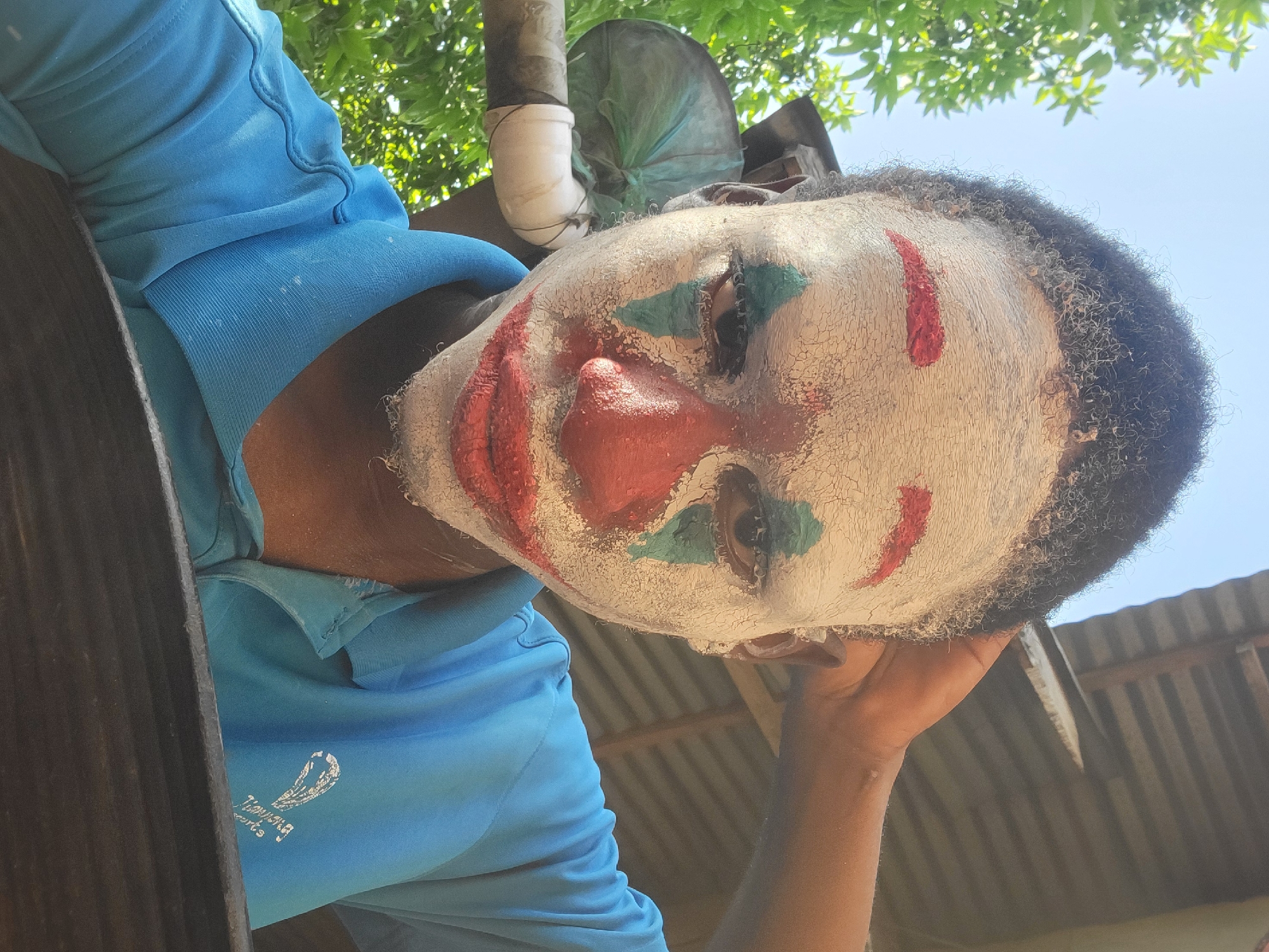 Clown makeup performers, daily life captured across Nkpor Nigeria