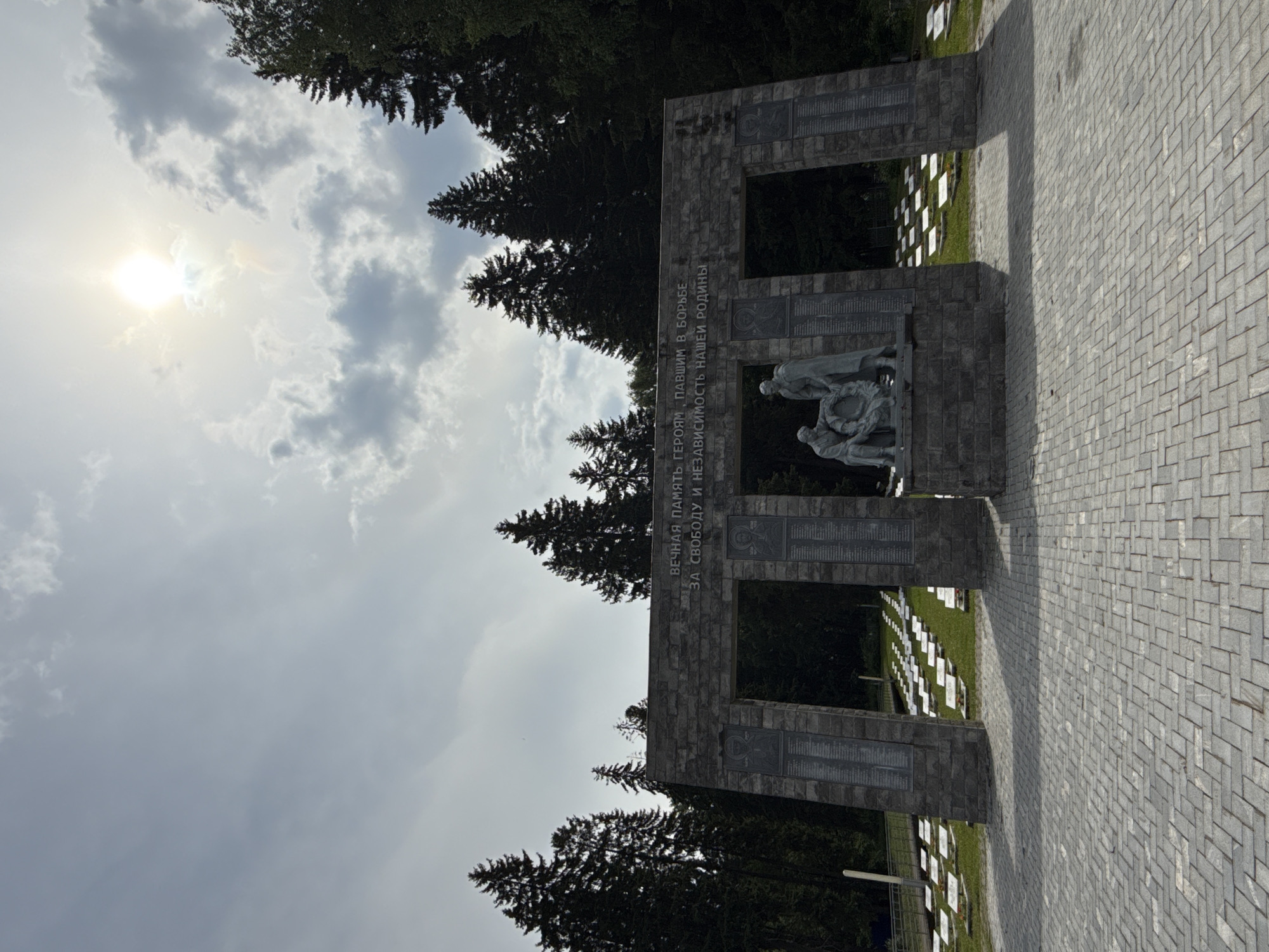 War memorial and Orthodox church documented in Izhevsk, Russia